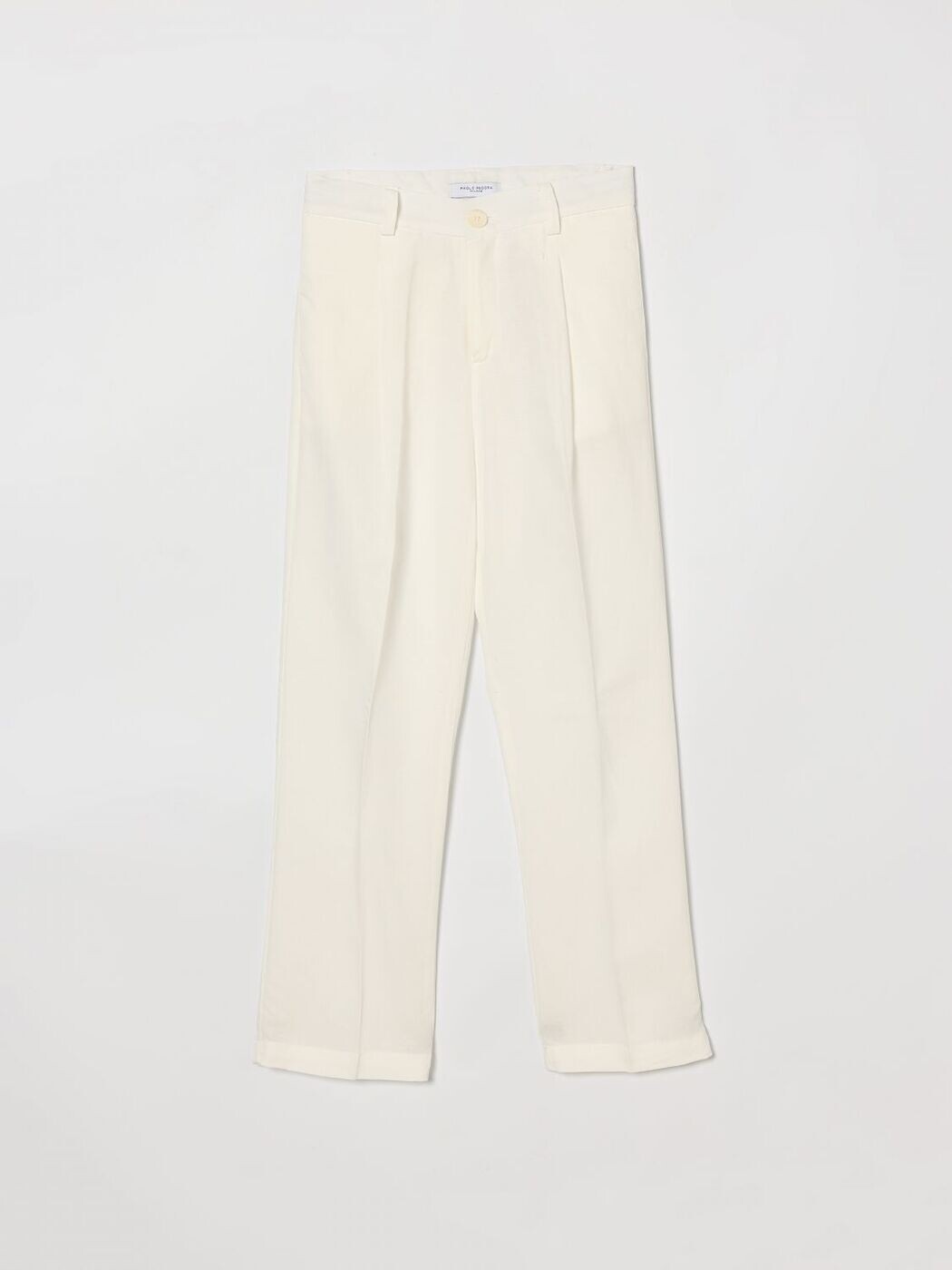 パオロペコラ PAOLO PECORA パンツ ボーイズ ホワイト Cargo trousers PP4215 関税 送料無料 ラッピング無料 2026SS gi画像