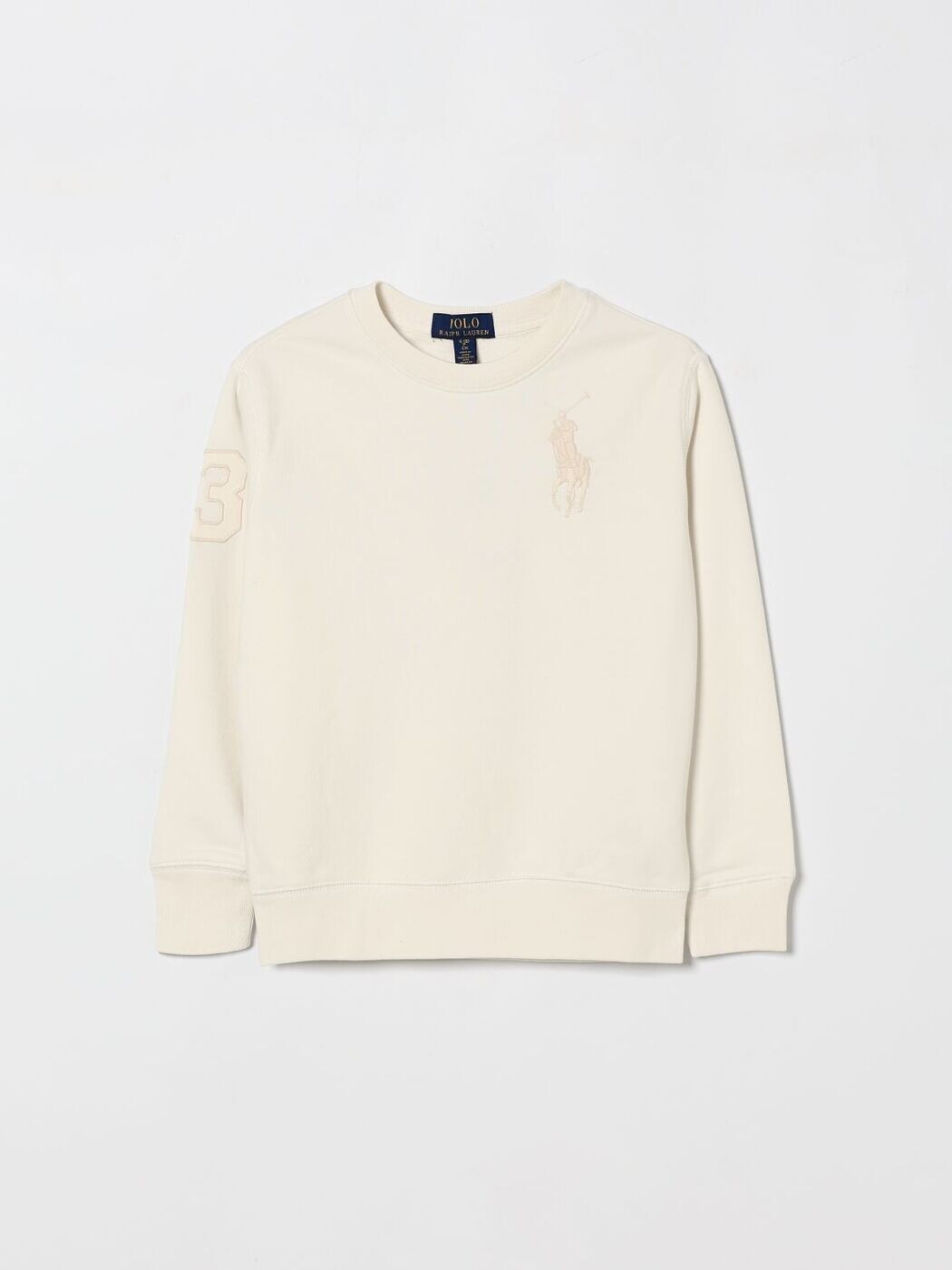 ポロ・ラルフローレン POLO RALPH LAUREN クルーネックジャンパー 編み物お召しもの ボーイズ 白いこと Crew neck jumpers 323A12253 関税 貨物輸送無料 2026SS gi