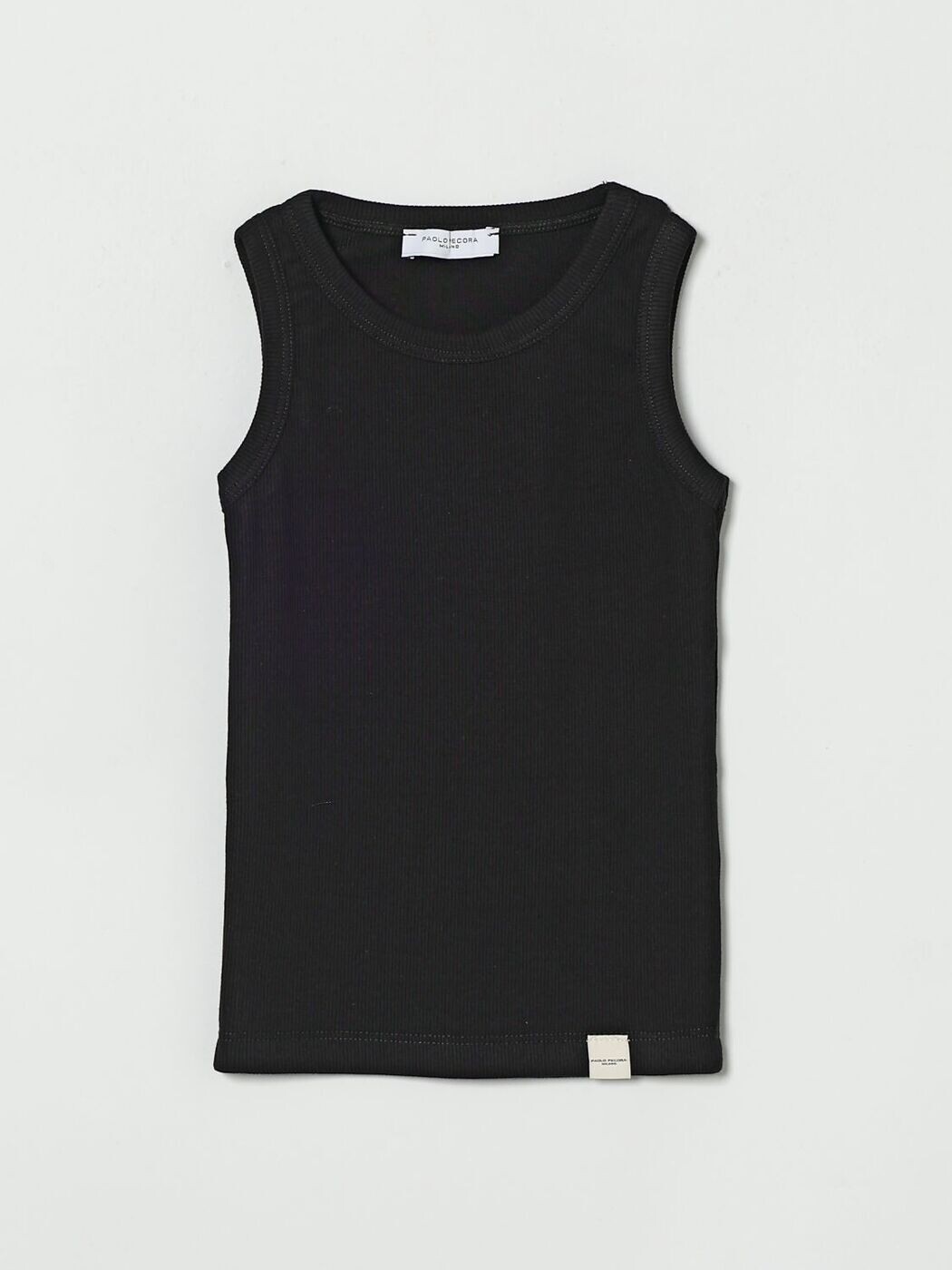 パオロペコラ PAOLO PECORA ロングスリーブTシャツ Tシャツ ボーイズ ブラック Long sleeve t-shirts PP4269 関税 送料無料 ラッピング無料 2026SS gi画像