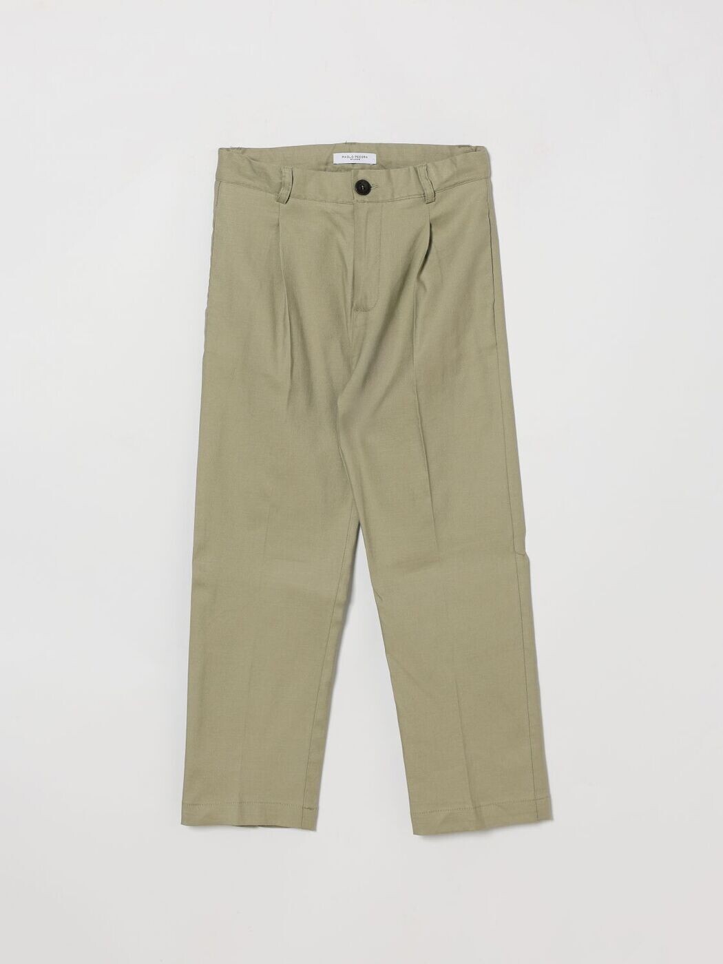 パオロペコラ PAOLO PECORA ズボン下 ボーイズ 緑であること Cargo trousers PP4239 関税 貨物輸送無料 2026SS gi
