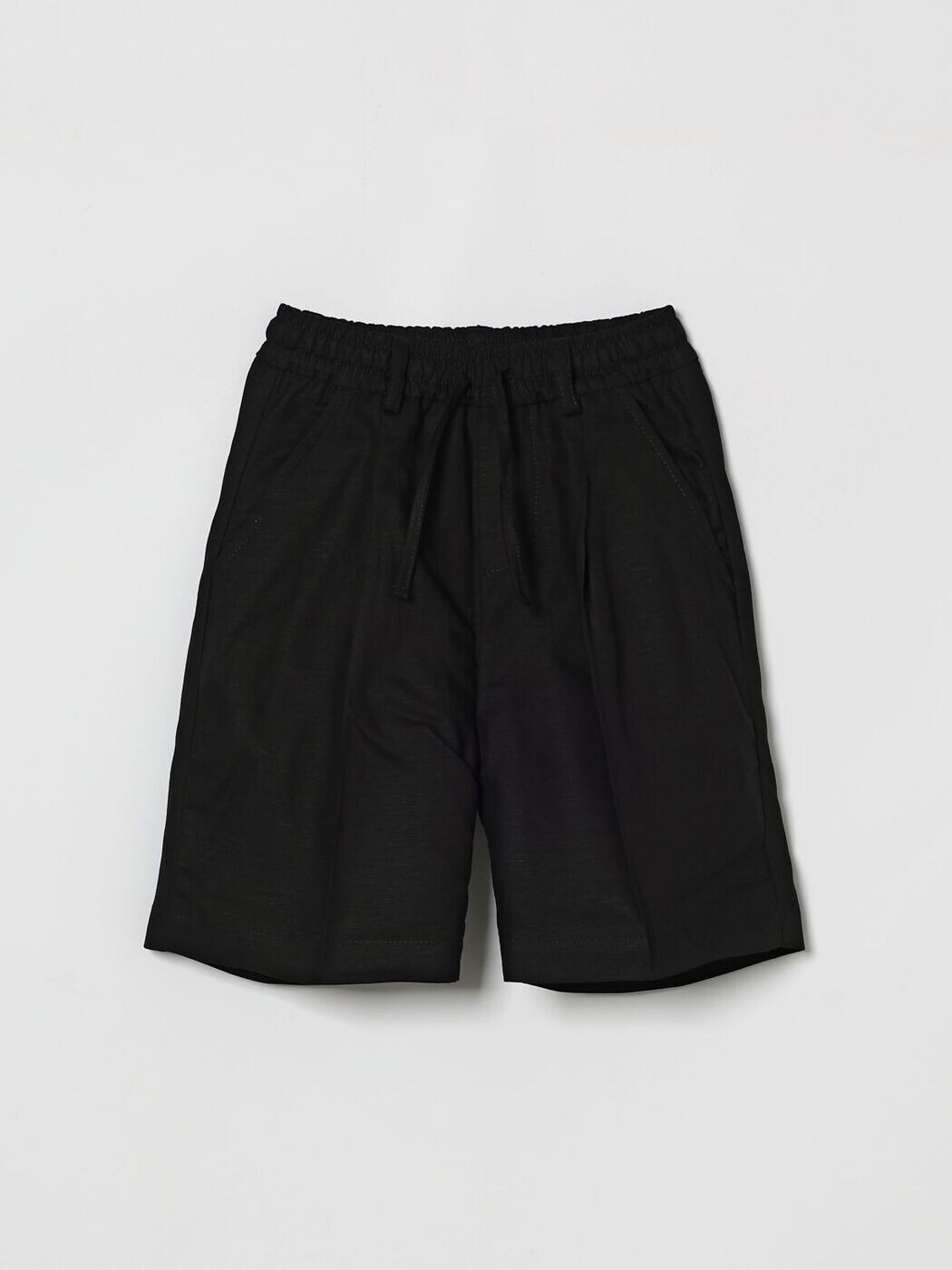 パオロペコラ PAOLO PECORA ショートパンツ　パンツ ショーツ ボーイズ ブラック Shorts PP4217 関税 送料無料 ラッピング無料 2026SS gi画像