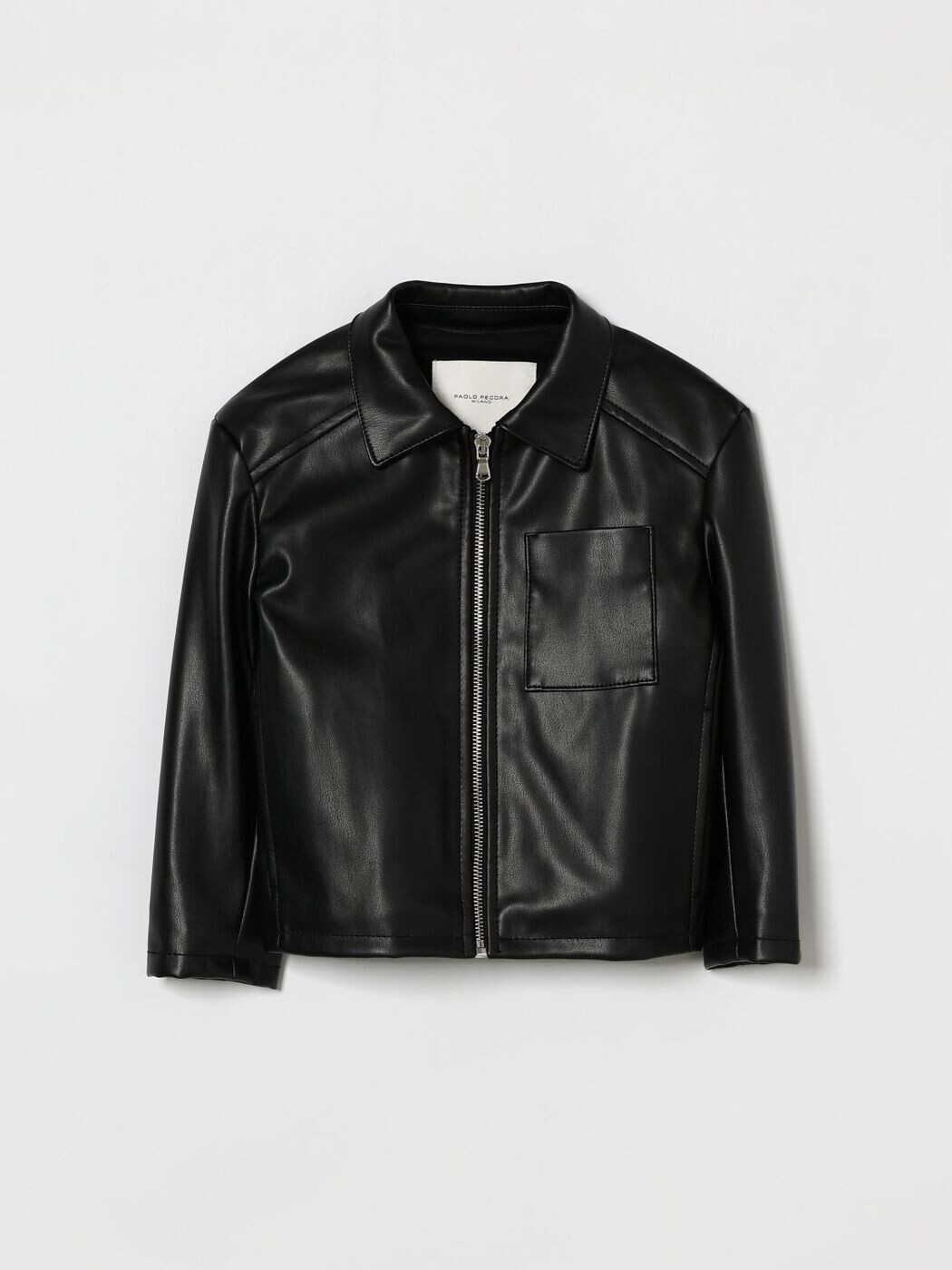 パオロペコラ PAOLO PECORA ボンバージャケット ジャケット ボーイズ ブラック Bomber jackets PP4181 関税 送料無料 ラッピング無料 2026SS gi画像