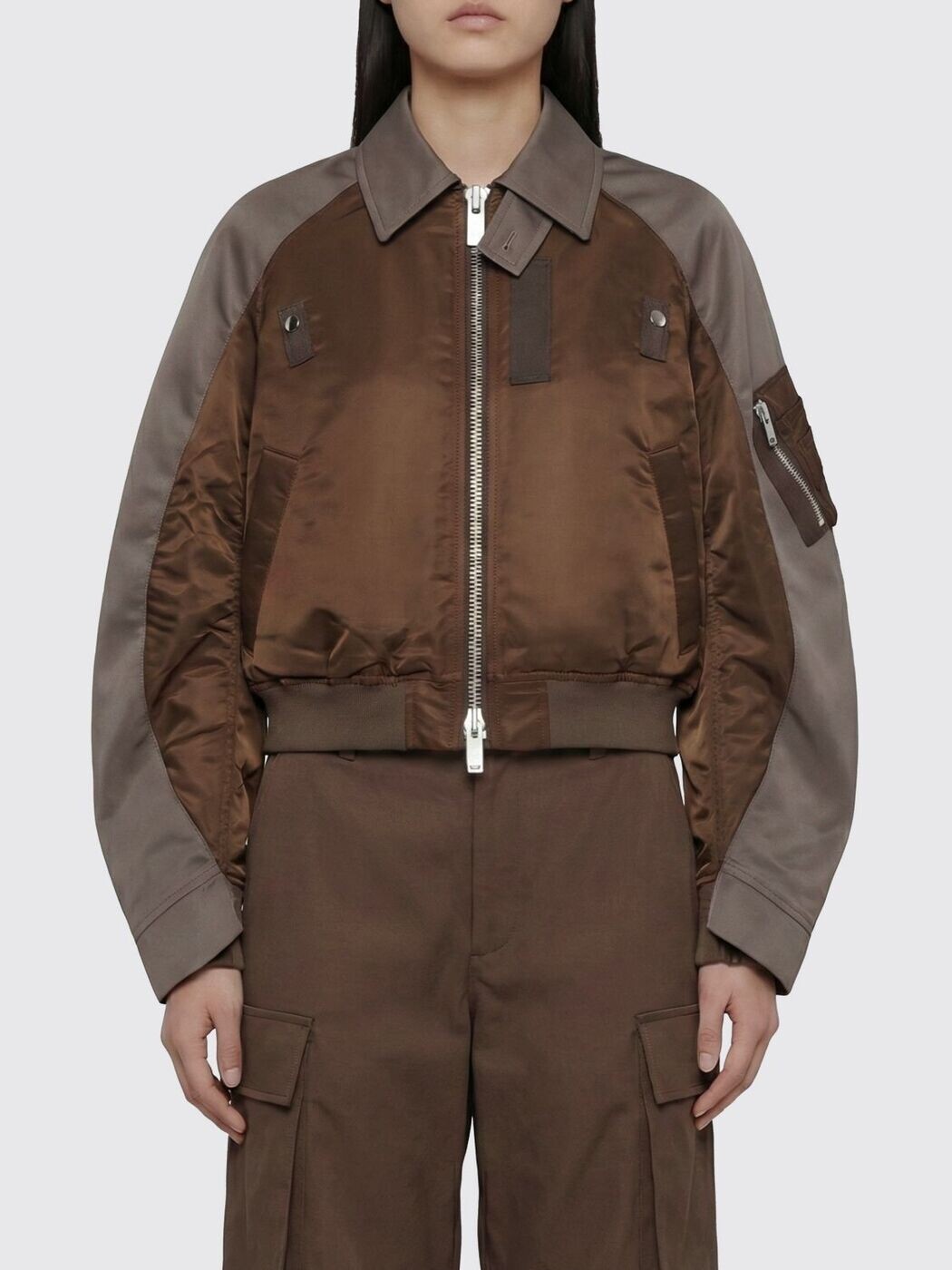 サカイ SACAI 背広上衣 背広 上衣 レディース 赤銅色 Suit Jackets 2608303 関税 貨物輸送無料 2026SS gi