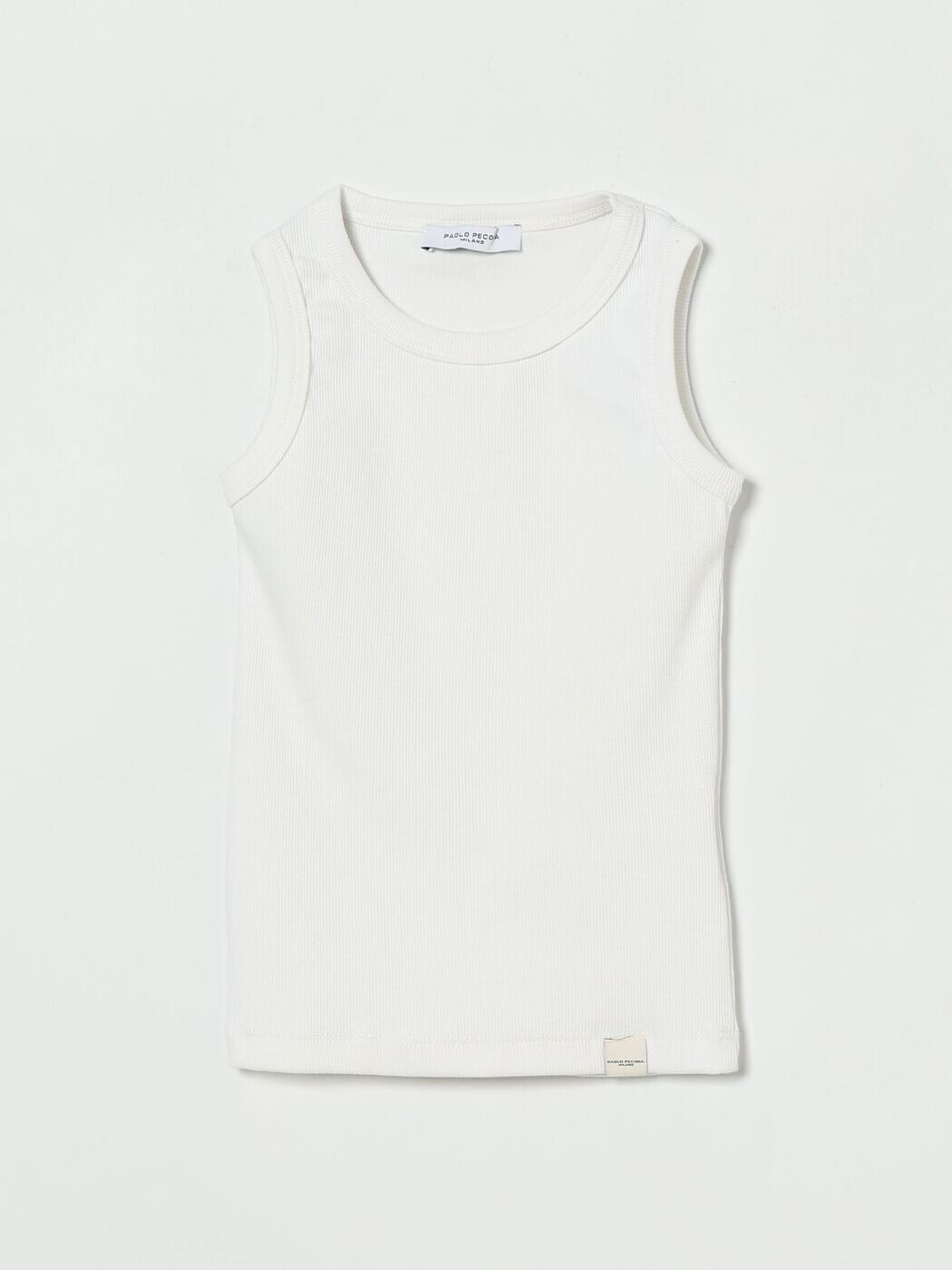 パオロペコラ PAOLO PECORA ロングスリーブTシャツ Tシャツ ボーイズ ホワイト Long sleeve t-shirts PP4269 関税 送料無料 ラッピング無料 2026SS gi画像