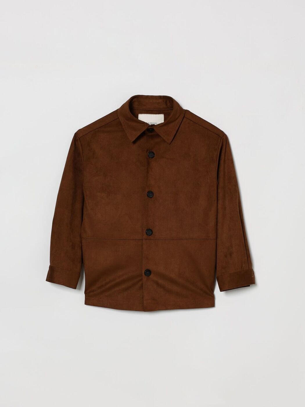 パオロペコラ PAOLO PECORA シャツ ボーイズ ブラウン Casual shirts PP4184 関税 送料無料 ラッピング無料 2026SS gi画像