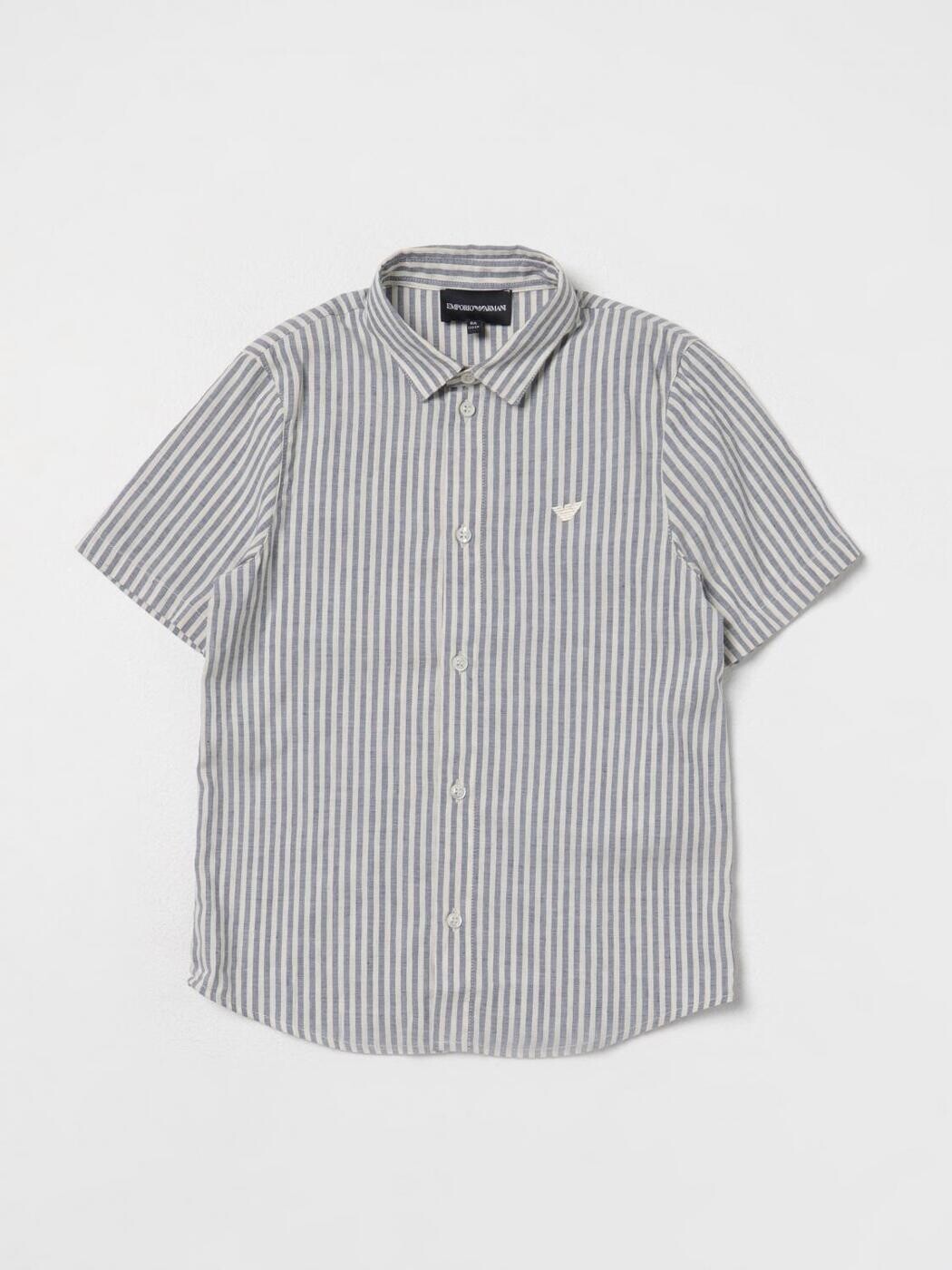 エンポリオ・アルマーニ EMPORIO ARMANI プルオーバー ボーイズ 薄墨色 Casual shirts 3D4CJF4N8KZ 関税 貨物輸送無料 2025AW gi