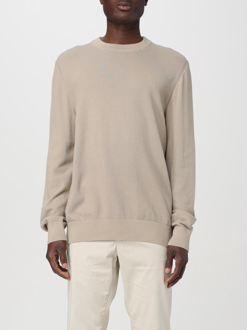 雇い主 BOSS プルオーバー 編み物御召しもの メンズ ベージュ Knitwear 50506022 Beige 関税 貨物輸送無料 2024SS gi