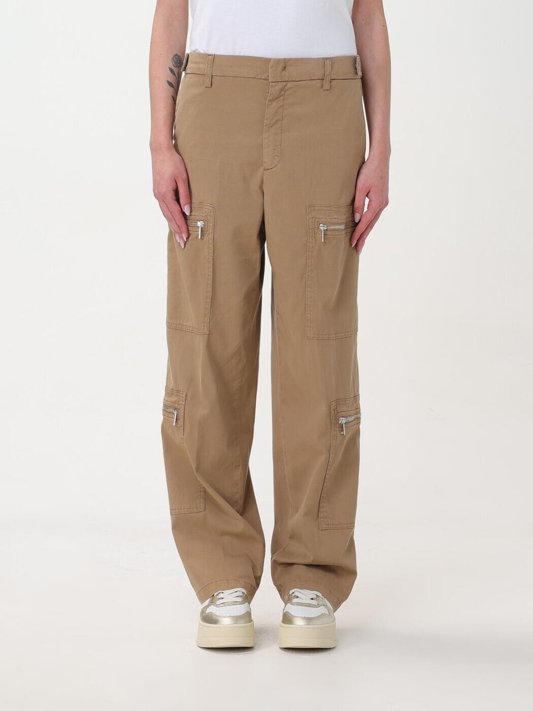 ドンダップ DONDUP ズボン パンツ レディース Trousers DP748GSE068DBM5 Dove Grey 関税 送料無料 2024SS gi｜BRANDSHOP「il Tesoro」