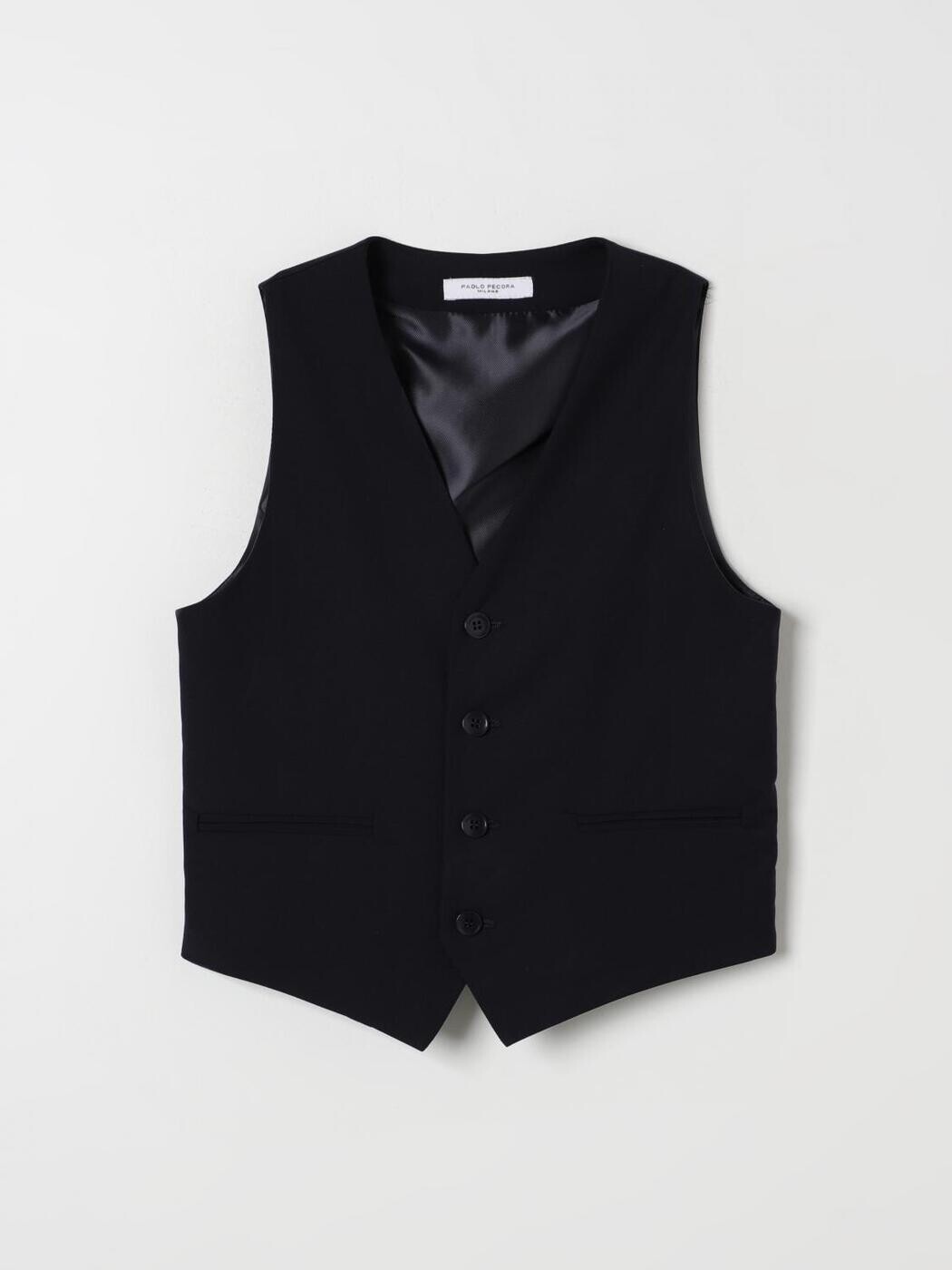 パオロペコラ PAOLO PECORA ウエストコート ベスト ボーイズ ブルー Waistcoats PP3531 Blue 関税 送料無料 2024SS gi|BRANDSHOP「il Tesoro」