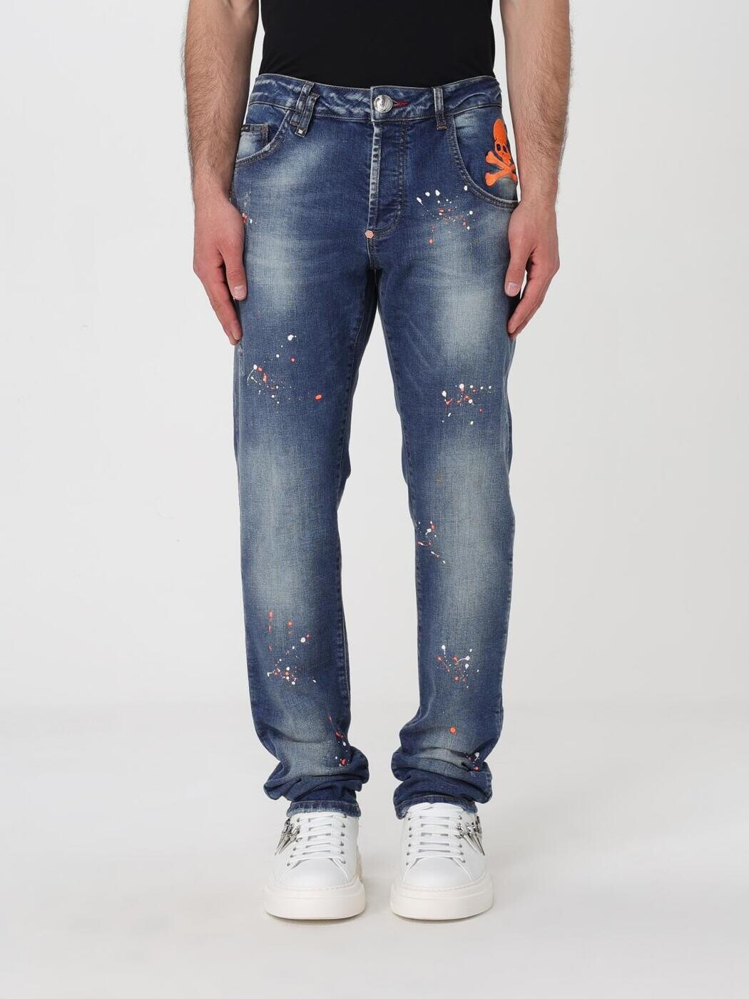 フィリップ プレイン PHILIPP PLEIN デニム メンズ ブルー Jeans SADCMDT3678PDE004N Blue 関税 送料無料 2024SS gi｜BRANDSHOP「il Tesoro」