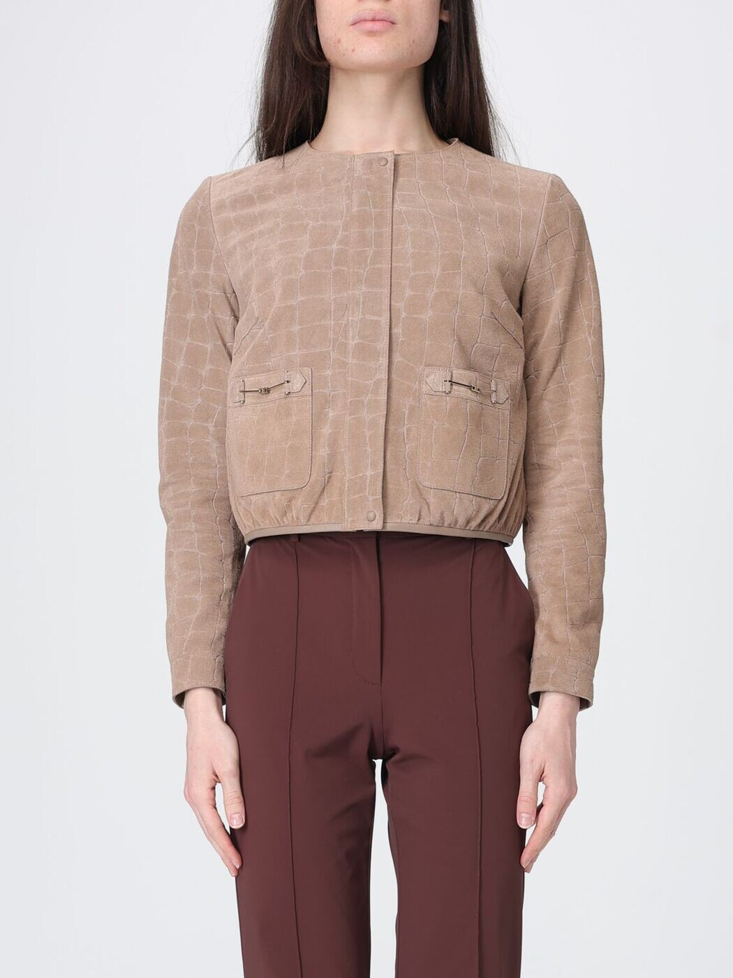 エリザベッタ フランキ ELISABETTA FRANCHI 背広上衣 背広 上衣 レディース 薄墨色 Suit Jackets GD58G61E2 関税 貨物輸送無料 2026SS gi