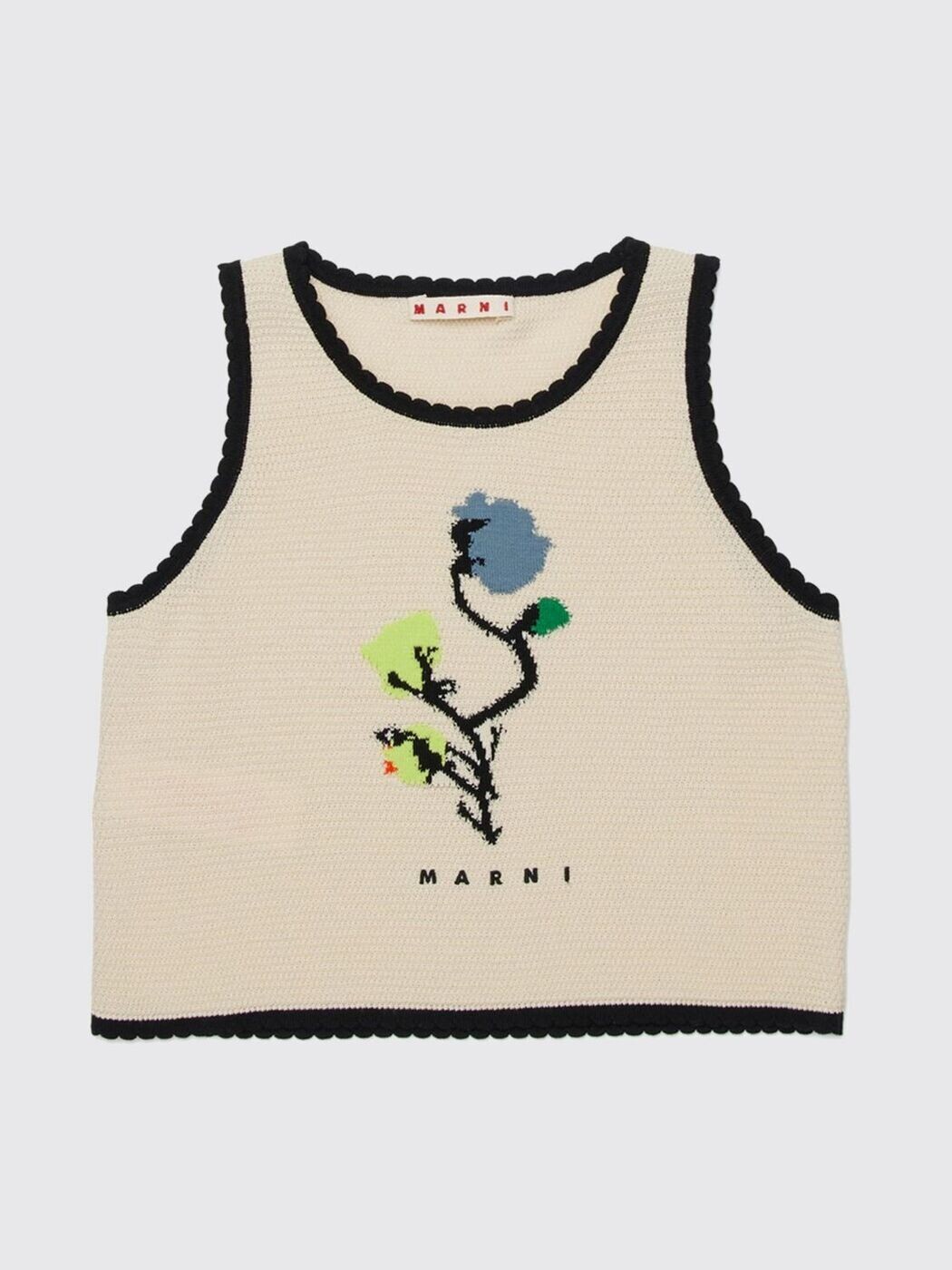 マルニ MARNI ロング衣袂ティーシャツ ティーシャツ ガールズ ベージュ Long sleeve t-shirts M01737M00WZ 関税 貨物輸送無料 2026SS gi
