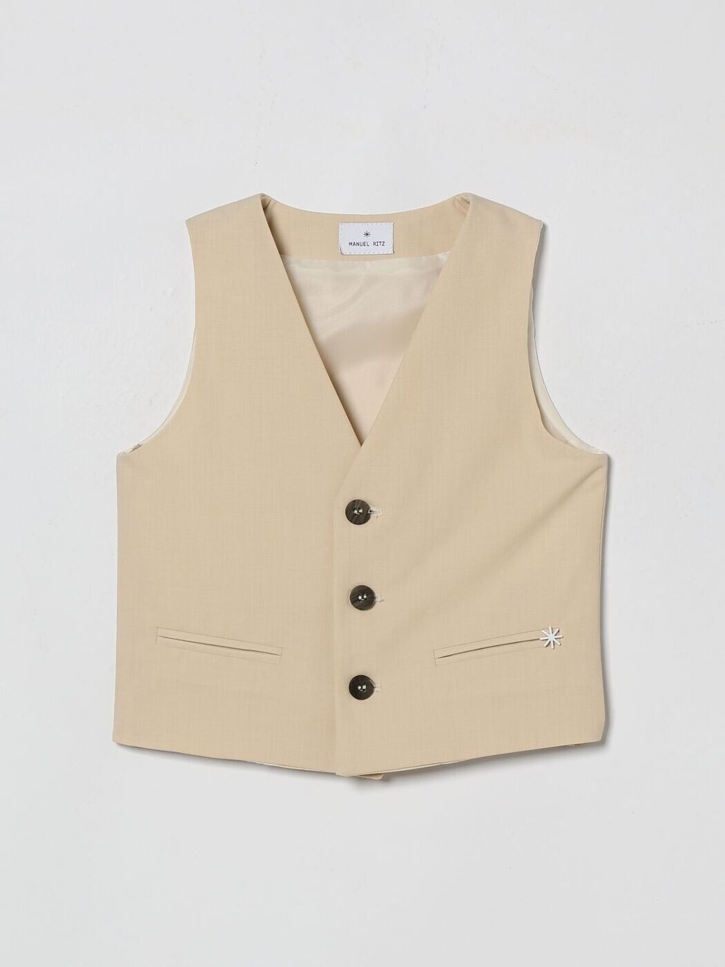 マヌエルリッツ MANUEL RITZ ウエストコート ベスト ボーイズ Waistcoats MR3336 Sand 関税 送料無料 2026SS gi｜BRANDSHOP「il Tesoro」