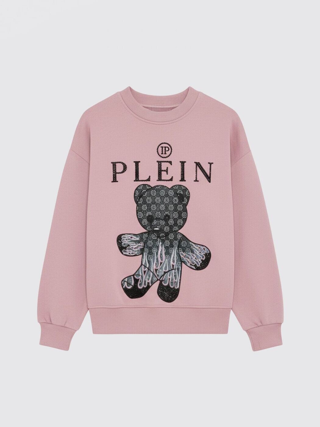 フィリップ 飾り気のない PHILIPP PLEIN クルーネックジャンパー 編み物御召しもの ガールズ さくら色 Crew neck jumpers S6PHJGSW161 関税 貨物輸送無料 2026SS gi