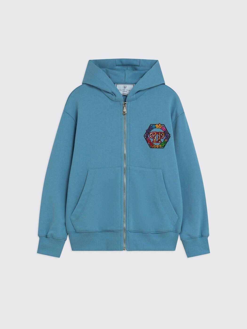 フィリップ 飾り気のない PHILIPP PLEIN クルーネックジャンパー 編み物御召しもの ガールズ 青碧 Crew neck jumpers S6PHJBZH038 関税 貨物輸送無料 2026SS gi
