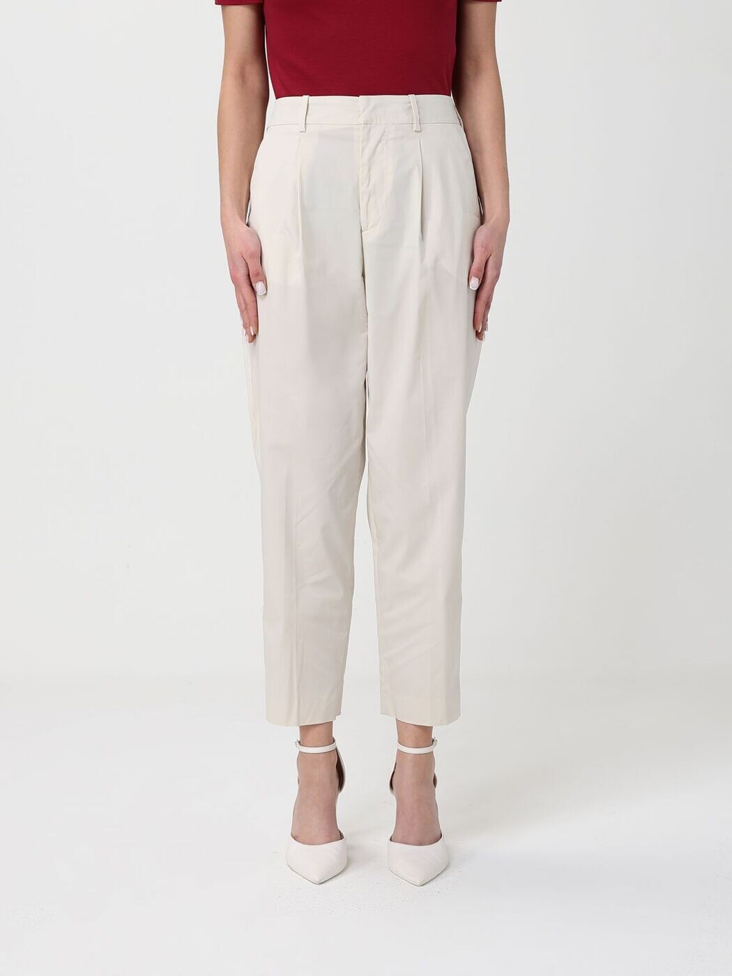 ピーティー トリノ PT TORINO ズボン パンツ レディース ホワイト Trousers CDVSDAZ00STDVD05 White 関税 送料無料 2026SS gi｜BRANDSHOP「il Tesoro」