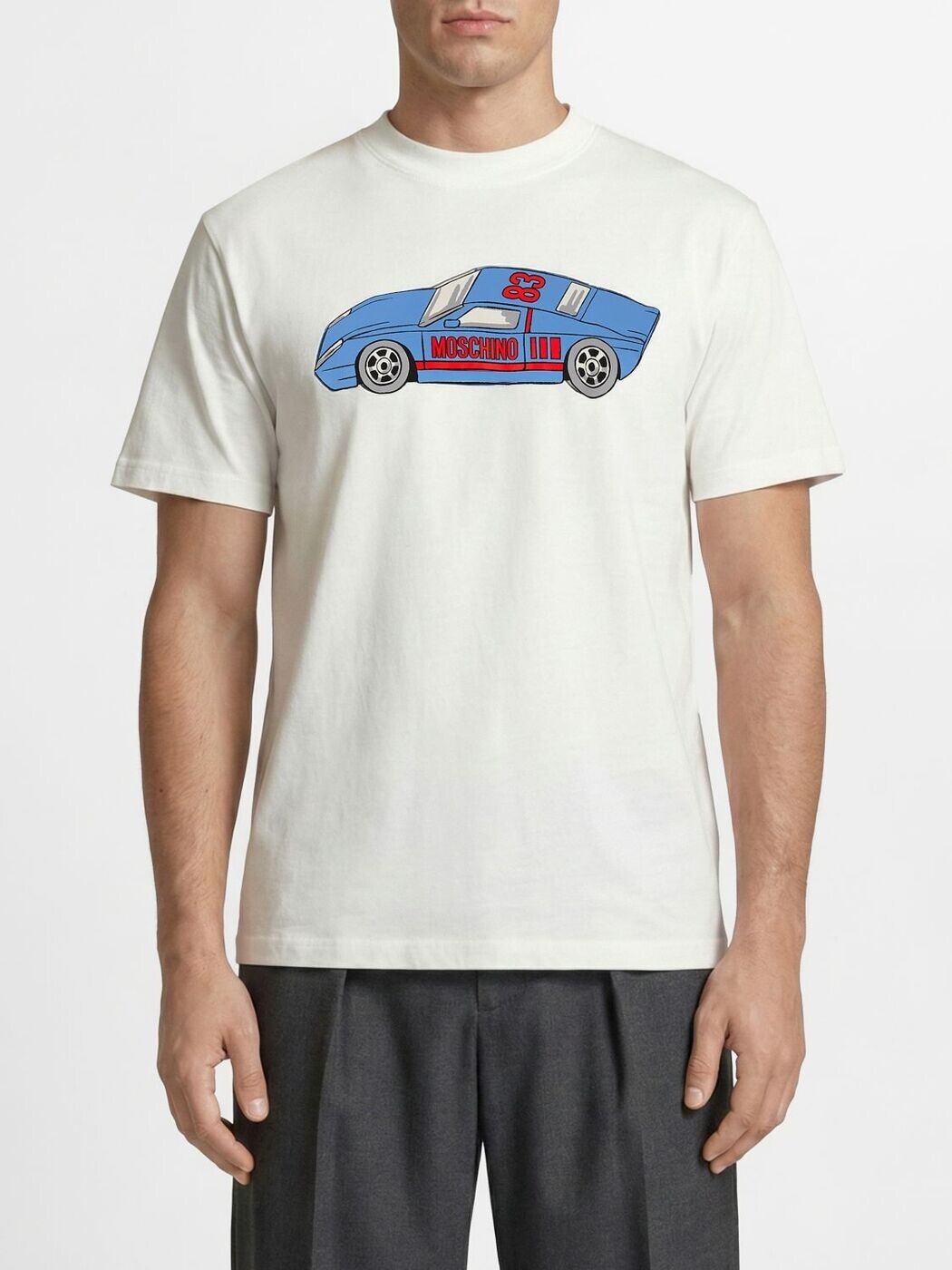モスキーノ MOSCHINO Tシャツ メンズ ホワイト T-shirts 07030241 White 関税 送料無料 2026SS gi|BRANDSHOP「il Tesoro」