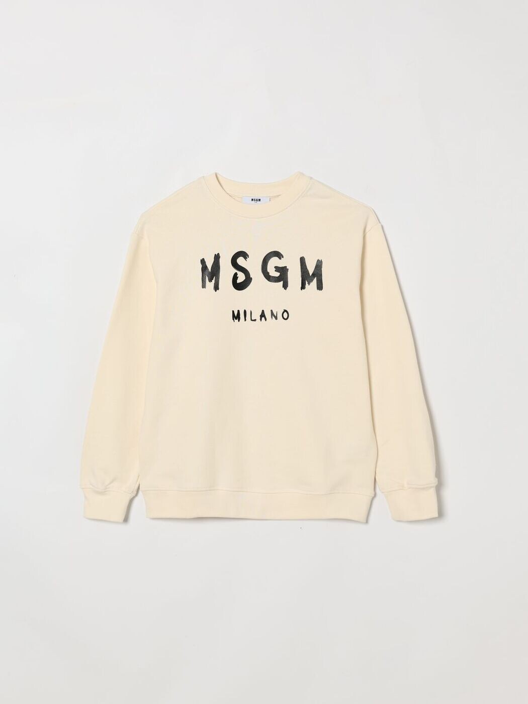 エムエスジーエム MSGM クルーネックジャンパー 編み物御召しもの ボーイズ ベージュ Crew neck jumpers S6MSJUSW007 関税 貨物輸送無料 2026SS gi