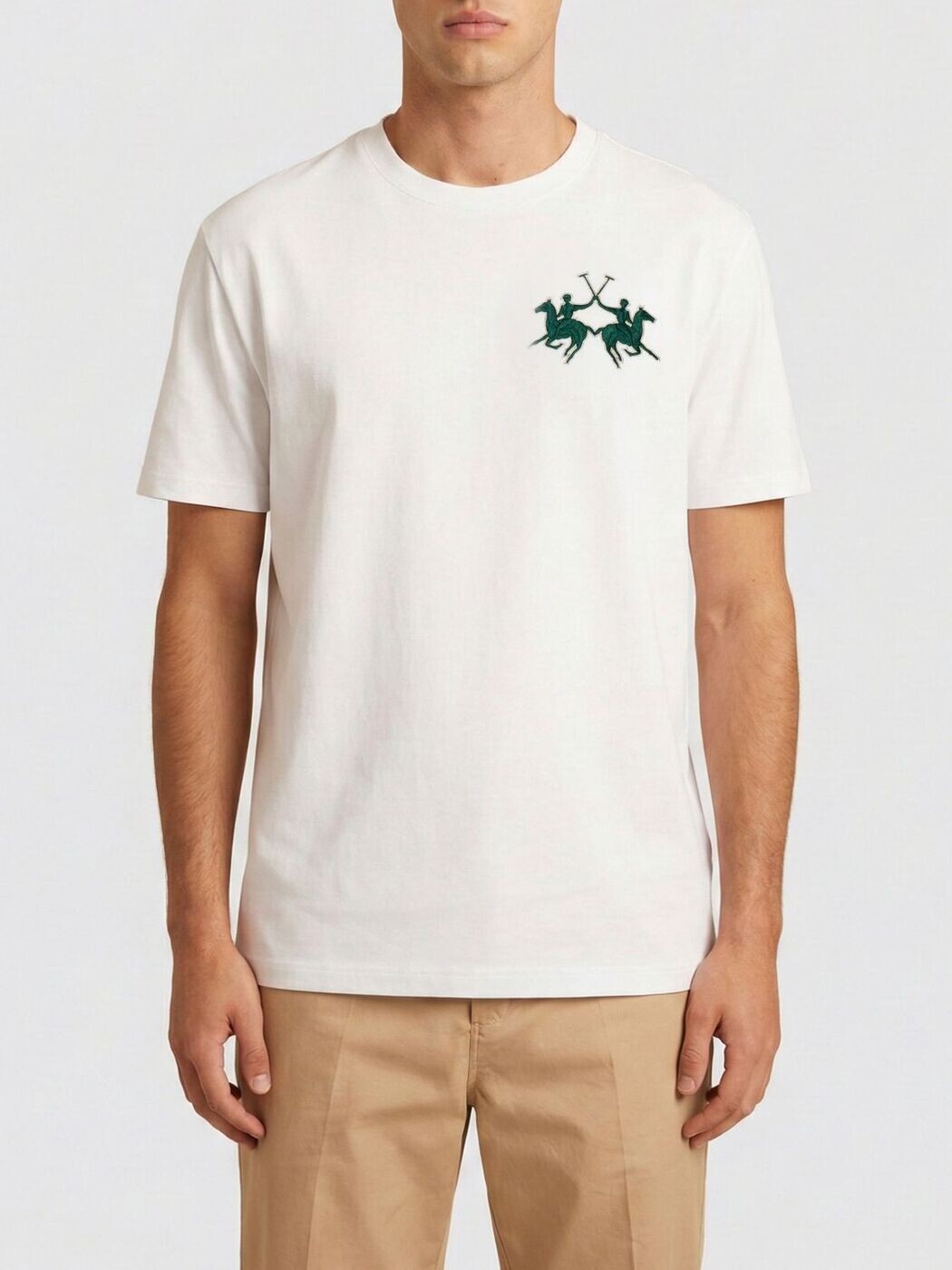 ラ マルティーナ LA MARTINA Tシャツ メンズ ホワイト T-shirts MCR008JS409 White 関税 送料無料 2026SS gi|BRANDSHOP「il Tesoro」