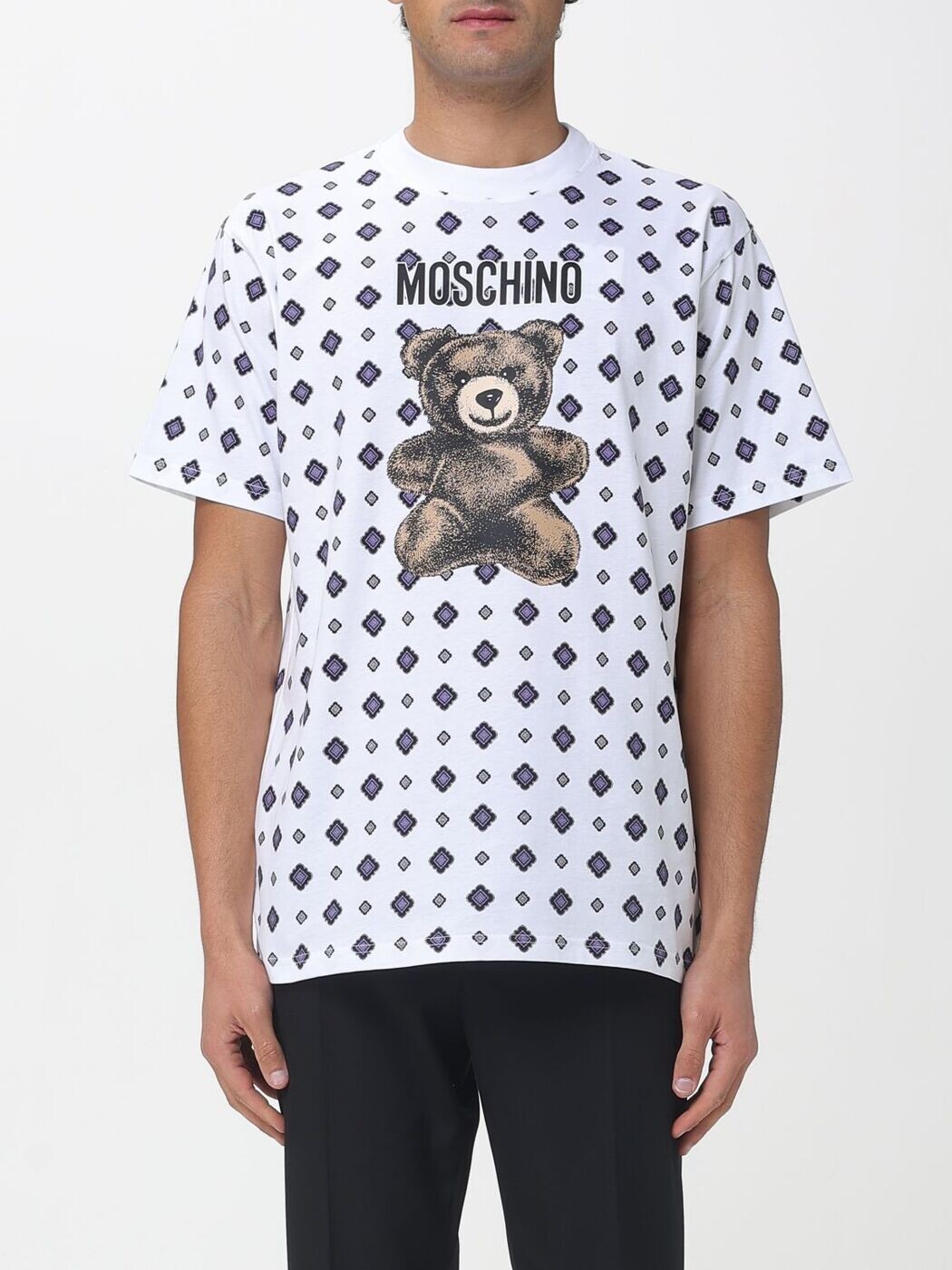 モスキーノ MOSCHINO Tシャツ メンズ ホワイト T-shirts 07170241 White 関税 送料無料 2026SS gi|BRANDSHOP「il Tesoro」