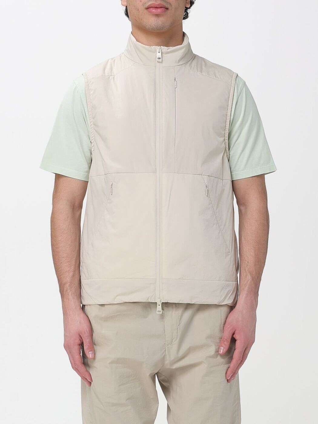 デュノ DUNO ジレ より良い メンズ ベージュ Vests ARLO MIRTO 関税 貨物輸送無料 2026SS gi