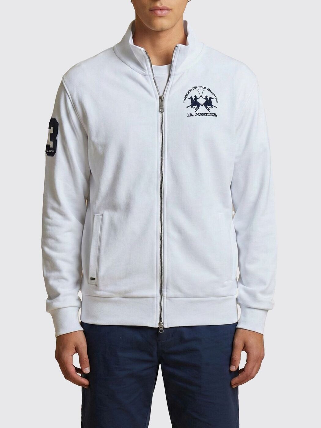 ラ マルティーナ LA MARTINA スウェットシャツ トレーナー メンズ ホワイト Sweatshirts MCF300FP580 White 関税 送料無料 2026SS gi|BRANDSHOP「il Tesoro」