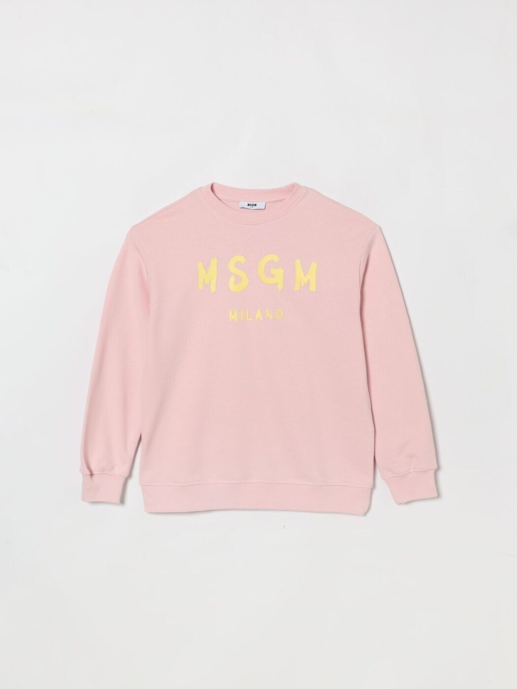 エムエスジーエム MSGM クルーネックジャンパー 編み物御召しもの ボーイズ さくら色 Crew neck jumpers S6MSJUSW007 関税 貨物輸送無料 2026SS gi