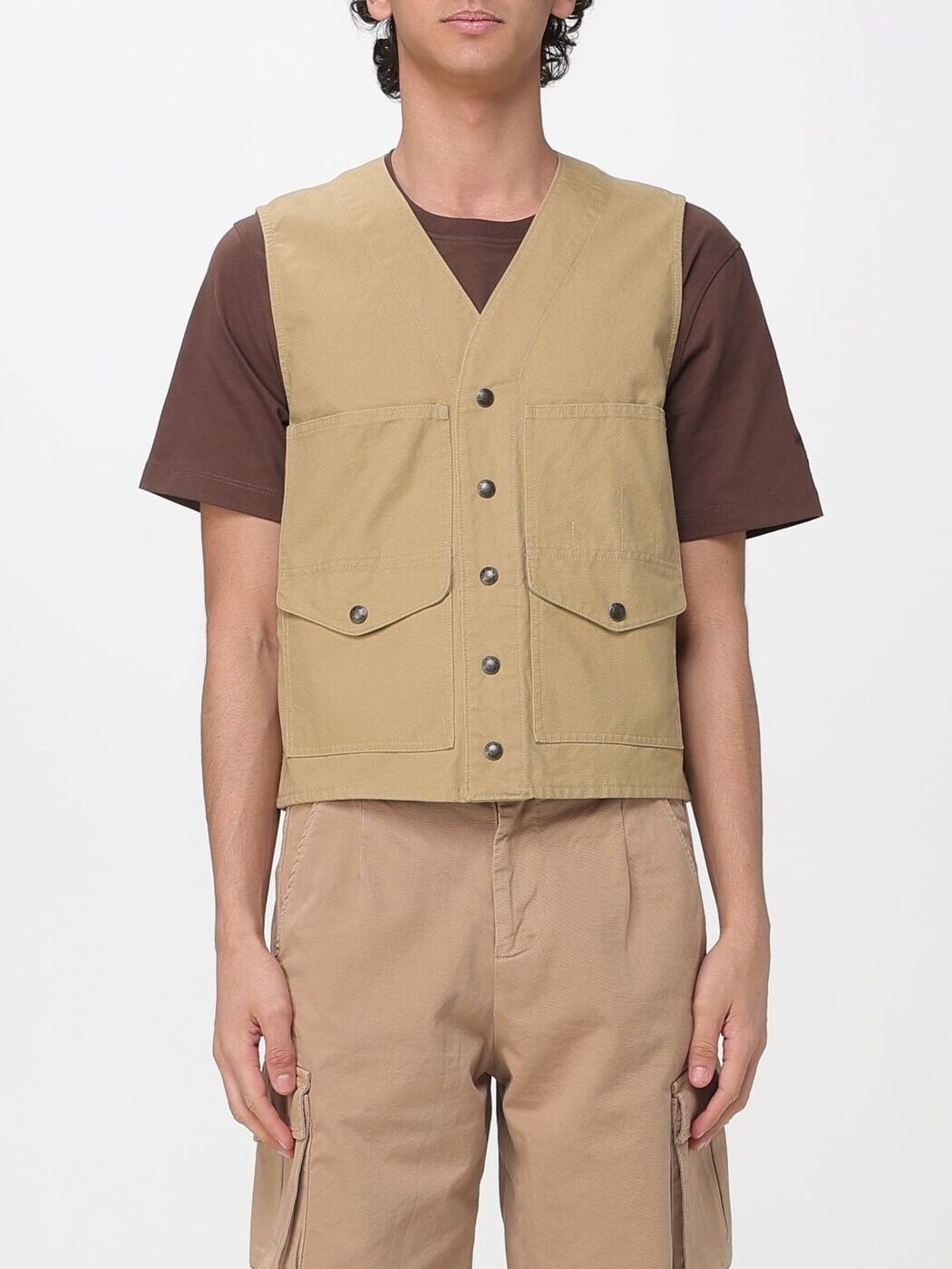 フィルソン FILSON ジレ より良い メンズ ベージュ Vests FMGIL0061UT2660 関税 貨物輸送無料 2026SS gi