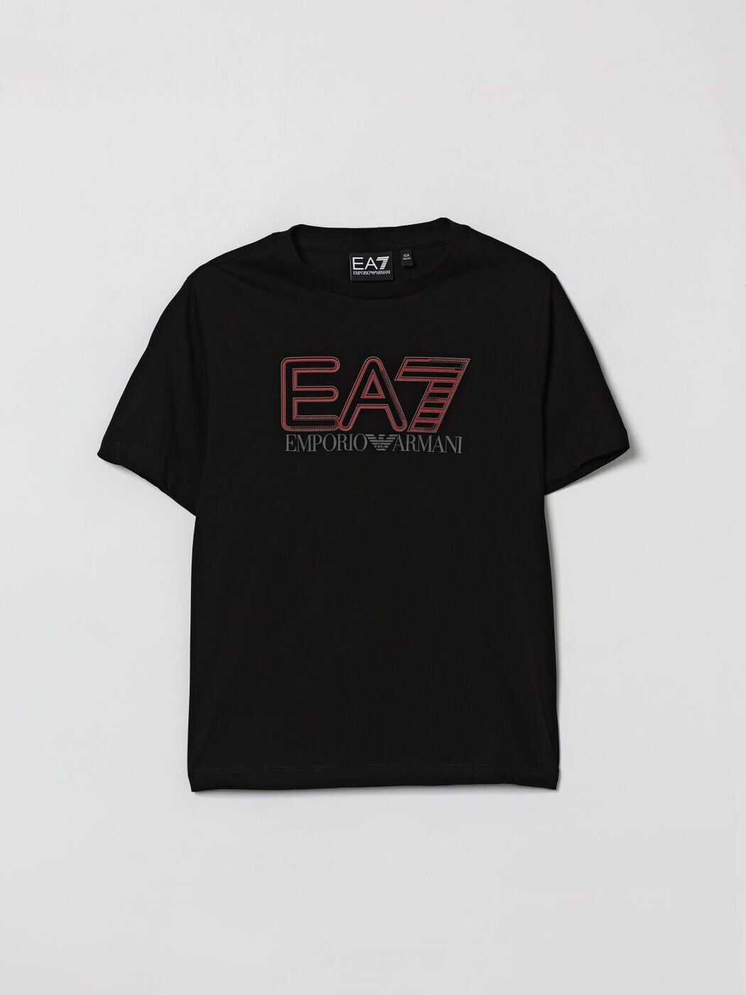 エン急性灰白髄炎 アルマーニ EA7 ロング衣袂ティーシャツ ティーシャツ ボーイズ 黒いこと Long sleeve t-shirts 7B000295AF10375 関税 貨物輸送無料 2026SS gi