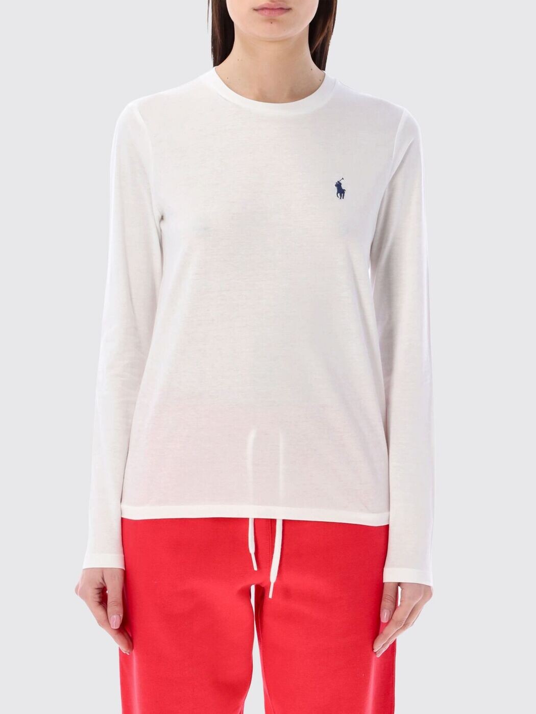 ラルフローレン POLO RALPH LAUREN スポーツシャツ プルオーバー レディース 白いこと T-shirts and polo shirts 211B14604 関税 貨物輸送無料 2026SS gi