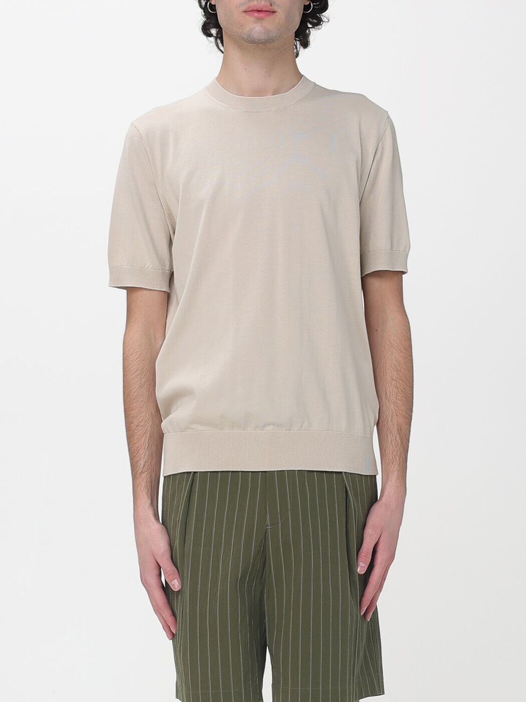 パオロペコラ PAOLO PECORA プルオーバー 編み物御召しもの メンズ ベージュ Knitwear A009F100 Beige 関税 貨物輸送無料 2026SS gi
