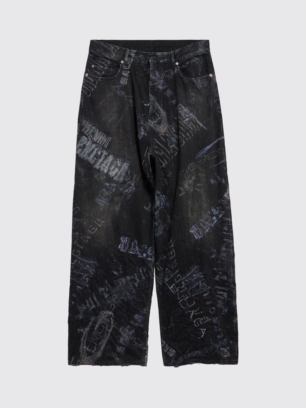バレンシアガ BALENCIAGA ジーンズ メンズ 黒いこと Jeans 857216TTWA8 関税 貨物輸送無料 2026SS gi