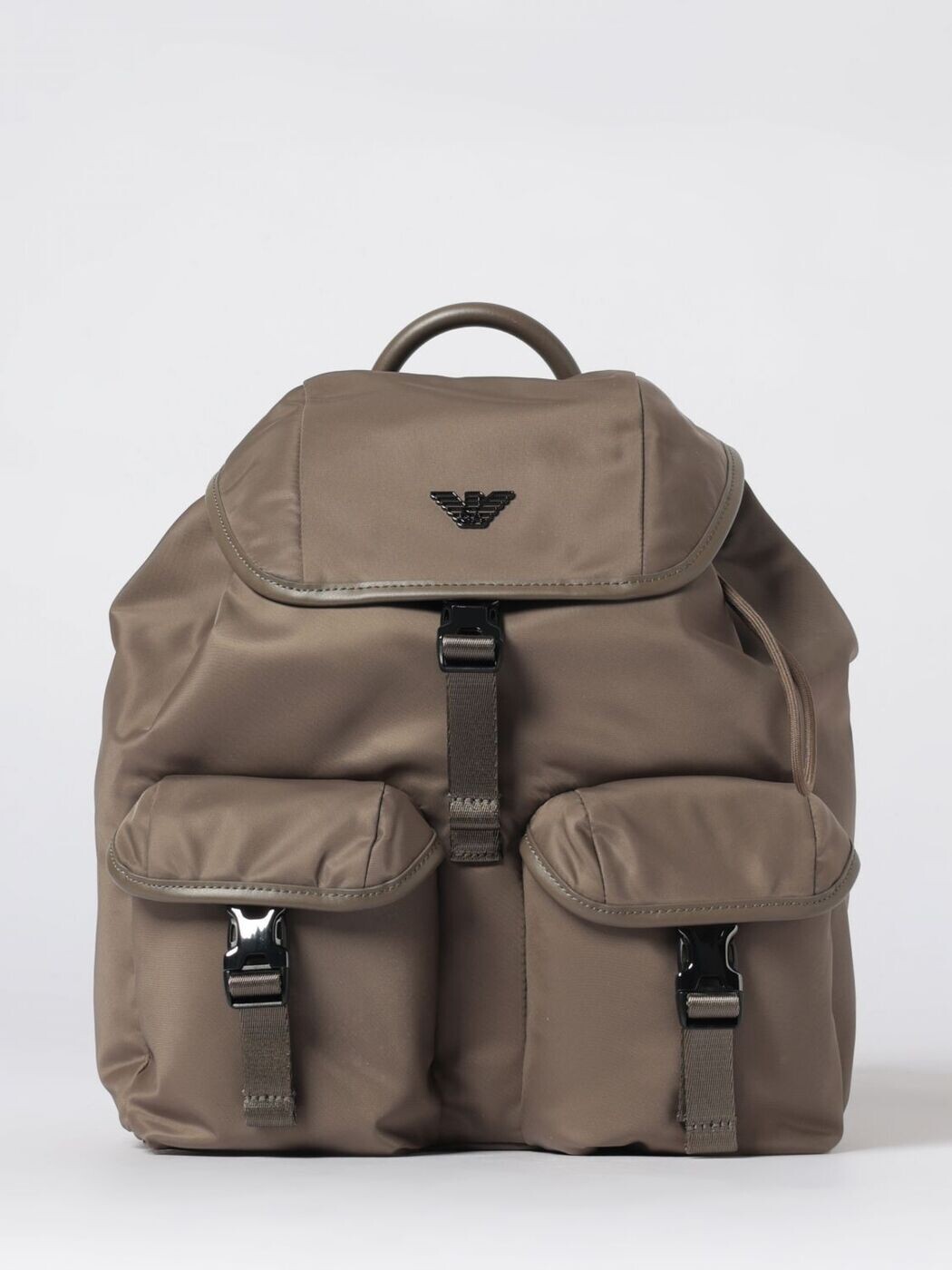 エン急性灰白髄炎 アルマーニ EMPORIO ARMANI 背嚢 うしろ側風呂敷き包み メンズ ベージュ Backpacks EM004503AF13454 関税 貨物輸送無料 2026SS gi