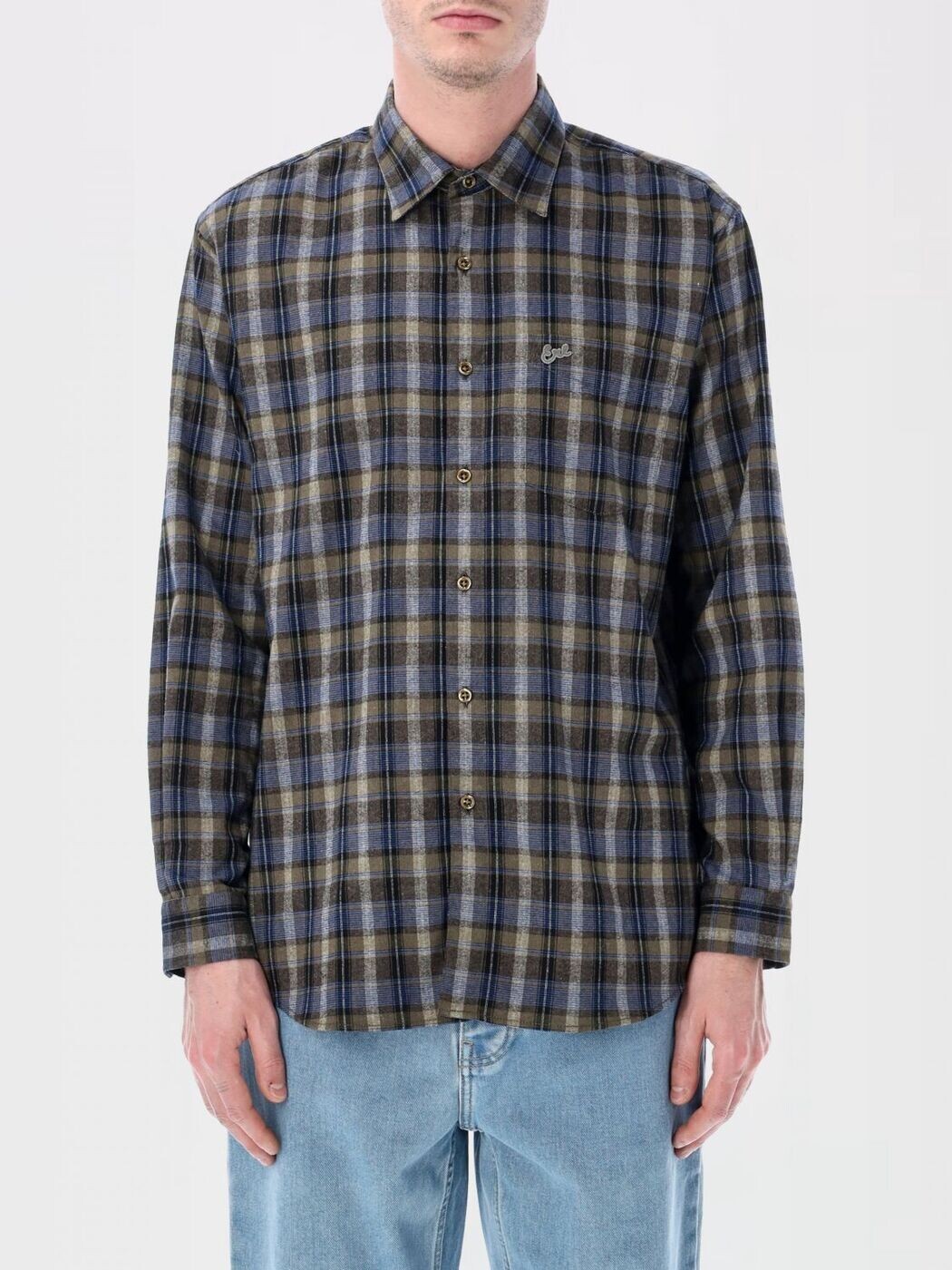 イーアールエル ERL シャツ メンズ グレー Shirts ERL12B009 Grey 関税 送料無料 2026SS gi｜BRANDSHOP「il Tesoro」