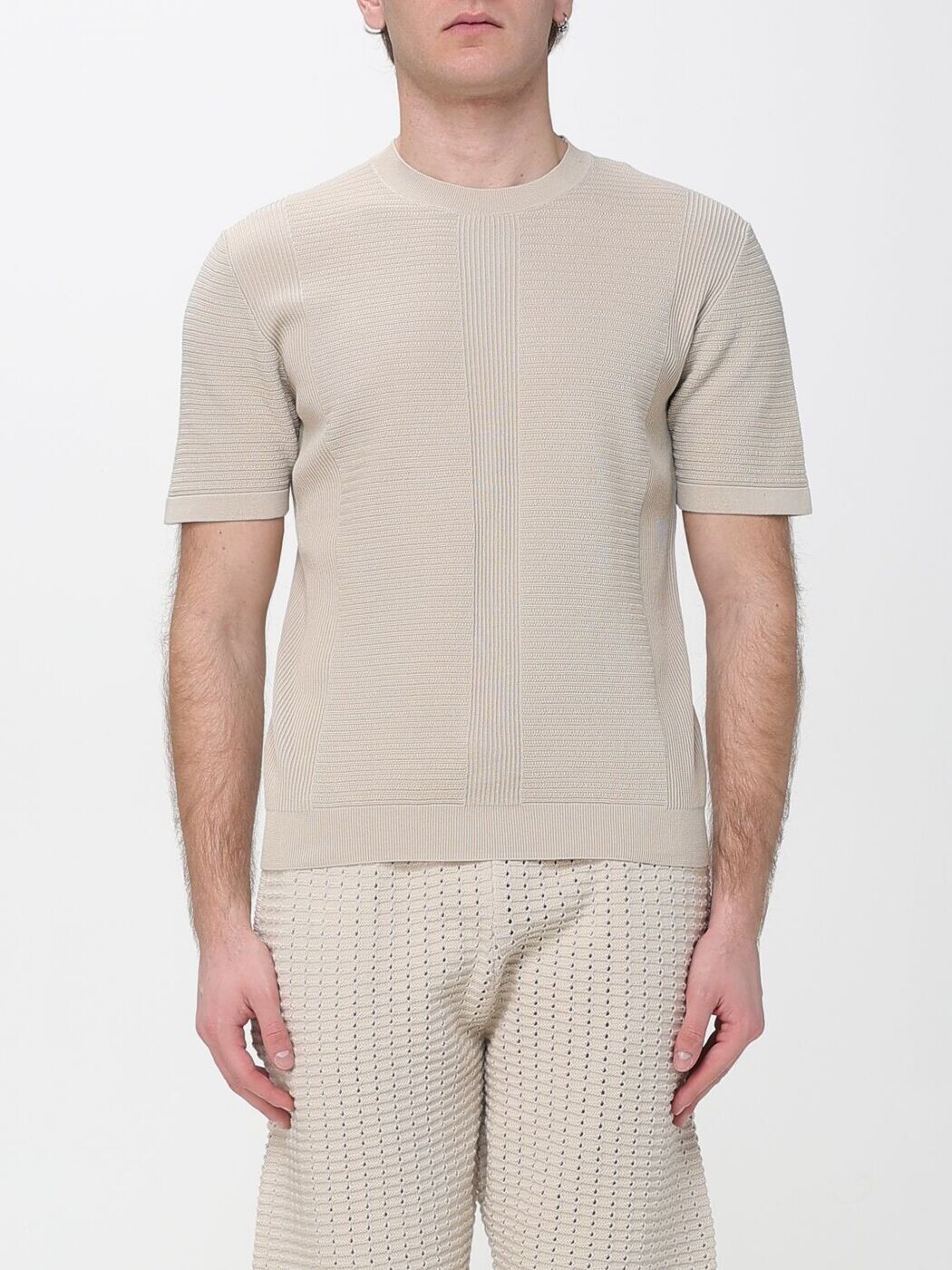 パオロペコラ PAOLO PECORA プルオーバー 編み物御召しもの メンズ ベージュ Knitwear A028F300 Beige 関税 貨物輸送無料 2026SS gi