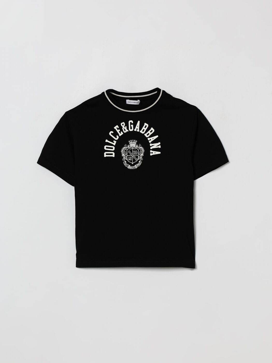 ドルチェ＆ガッバーナ DOLCE\u0026GABBANA ロング衣袂ティーシャツ ティーシャツ ボーイズ 黒いこと Long sleeve t-shirts L4JTHVG7PTO 関税 貨物輸送無料 2026SS gi