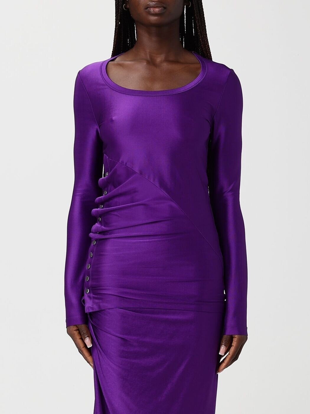 ラバンヌ RABANNE Tシャツ トップス レディース パープル T-shirts and tops 26PJTO176VI0267 Violet 関税 送料無料 2026SS gi|BRANDSHOP「il Tesoro」
