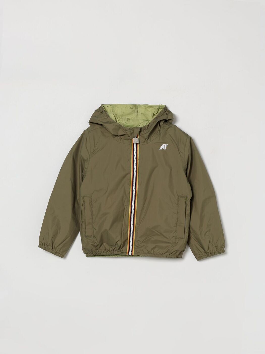 ケーウェイ K-WAY ボンバージャケット 上衣 ボーイズ 緑であること Bomber jackets K61314W 関税 貨物輸送無料 2026SS gi