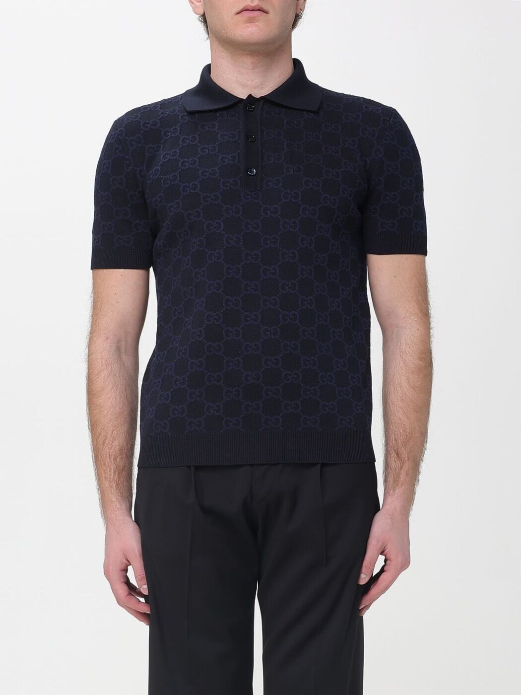 グッチ GUCCI スポーツシャツ メンズ 青碧 Polo shirts 855058XKFEN 関税 貨物輸送無料 2026SS gi