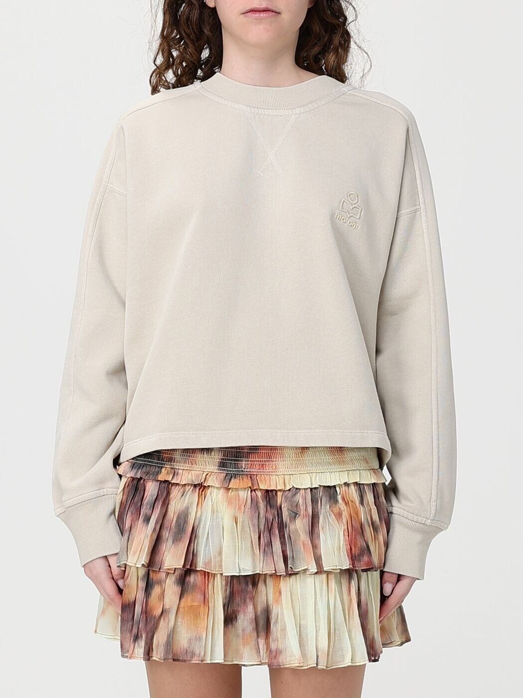 イザ呼びりん マラン はやりっ児 ISABEL MARANT ETOILE 調教師 レディース ベージュ Sweatshirts SW0186FAD1M06E 関税 貨物輸送無料 2026SS gi