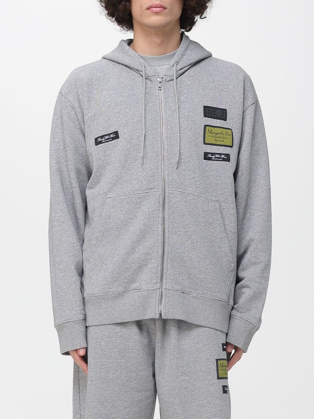 エムエムシックスメゾン マルジェラ MM6 MAISON MARGIELA トレーナー 調教師 メンズ 薄墨色 Sweatshirts SH0HG0007M25025 関税 貨物輸送無料 2026SS gi