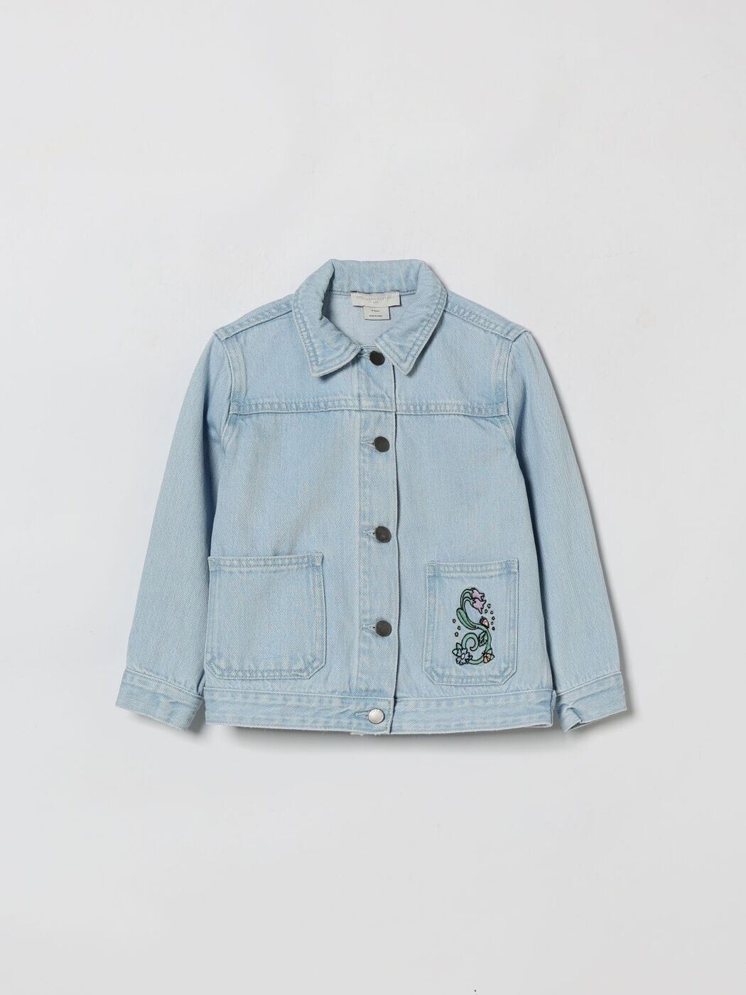 ステラマッカートニー STELLA MCCARTNEY バイカージャケット 上衣 ガールズ 青碧 Biker jackets TY2A17Z0746 関税 貨物輸送無料 2026SS gi