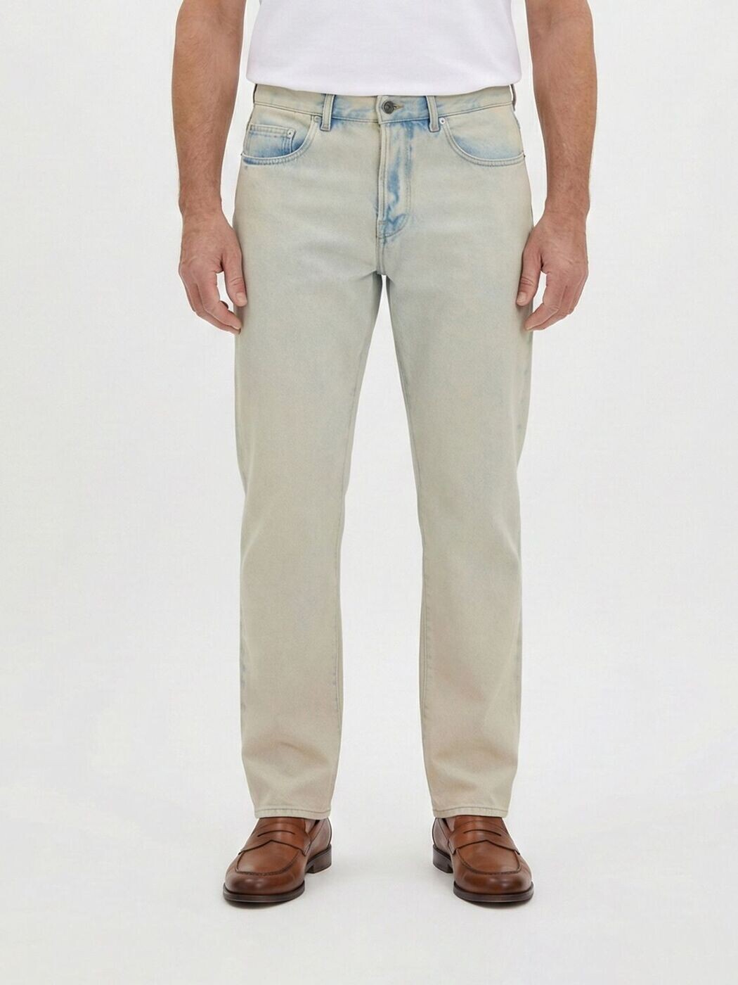 ゴールデン グース デラックス ブランド GOLDEN GOOSE デニム メンズ Jeans GMP01636P002349 Sand 関税 送料無料 2026SS gi|BRANDSHOP「il Tesoro」