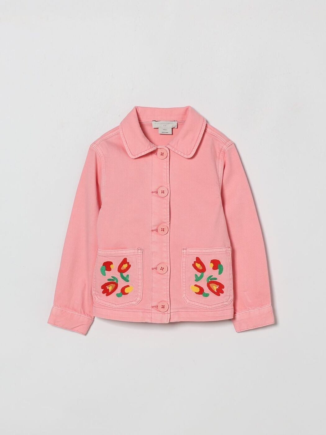 ステラマッカートニー STELLA MCCARTNEY バイカージャケット 上衣 ガールズ さくら色 Biker jackets TY2A57Z0156 関税 貨物輸送無料 2026SS gi