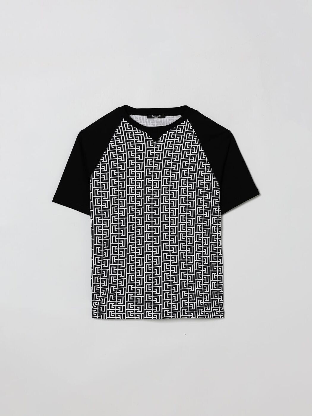 バルマン BALMAIN ロング捩りプルオーバー プルオーバー ボーイズ 黒いこと Long sleeve t-shirts BY8P61Z3686 関税 貨物輸送無料 2026SS gi