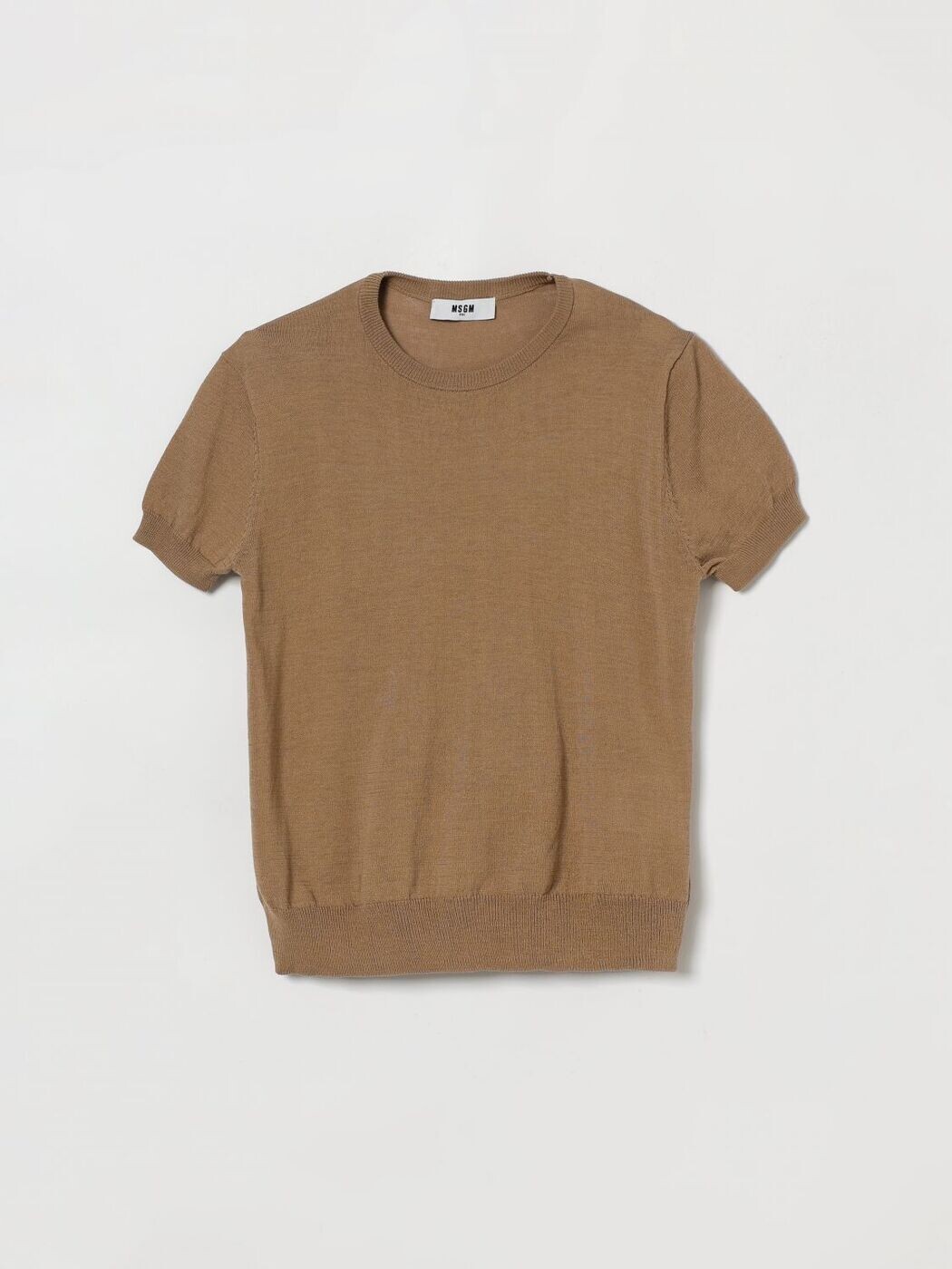 エムエスジーエム MSGM クルーネックジャンパー 編み物御召しもの ボーイズ 赤銅色 Crew neck jumpers S6MSJBTH197 関税 貨物輸送無料 2026SS gi