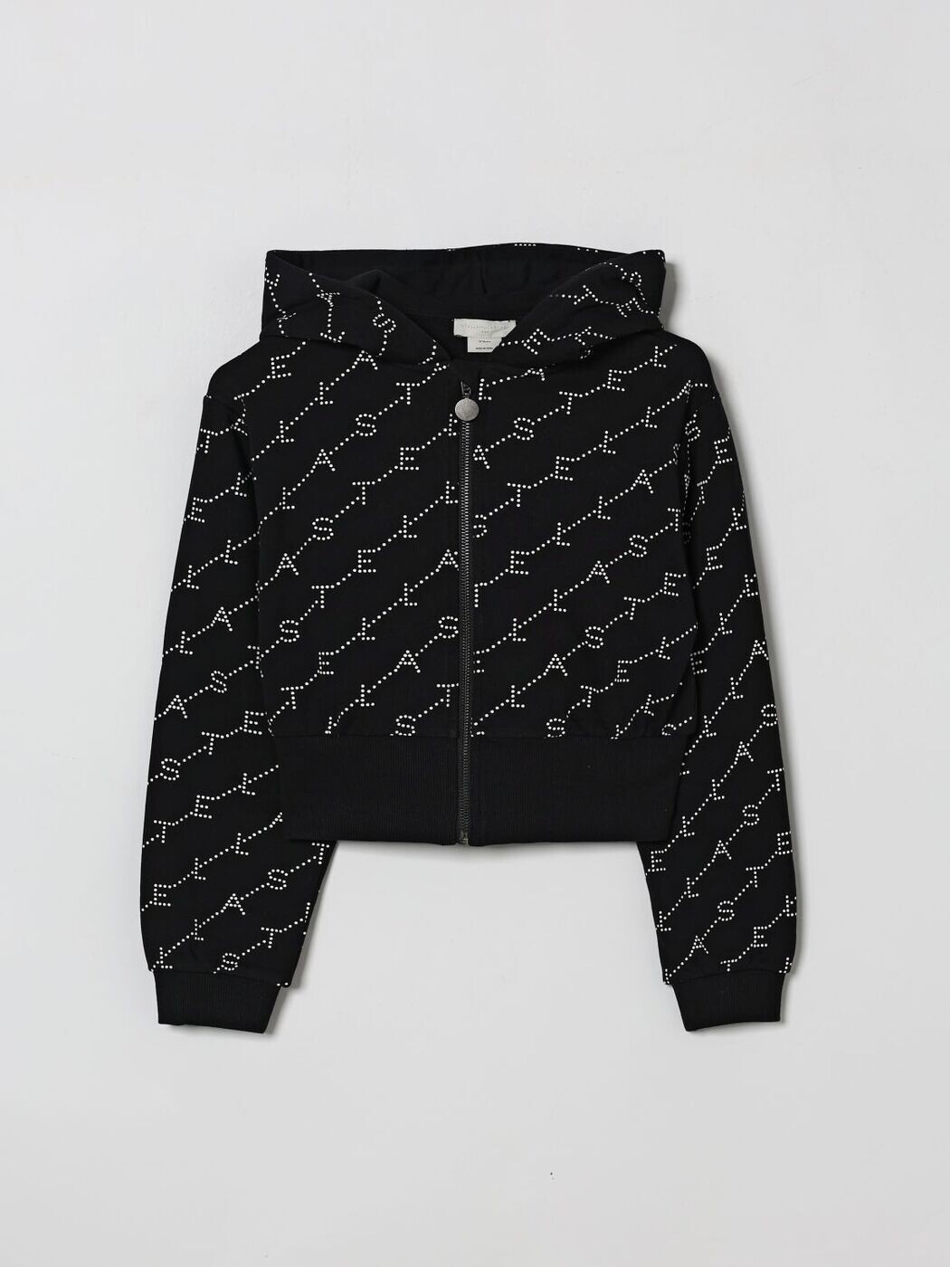 ステラマッカートニー STELLA MCCARTNEY クルーネックジャンパー 編み物御召しもの ガールズ 黒いこと Crew neck jumpers TY4B50Z3477 関税 貨物輸送無料 2026SS gi