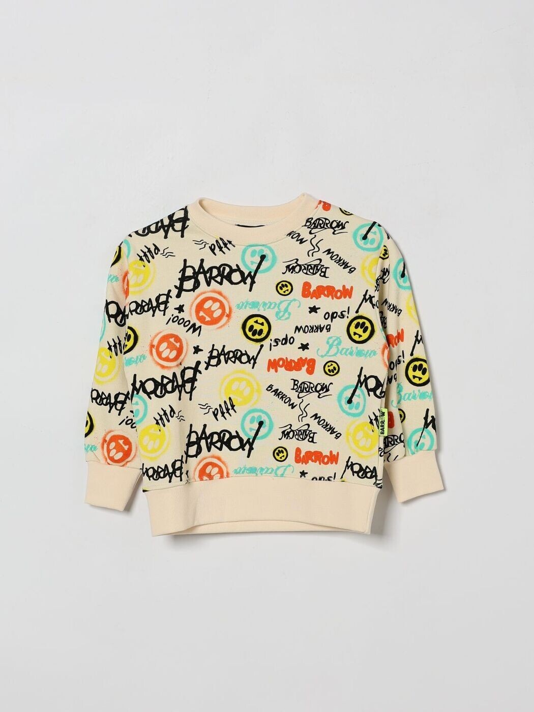 バロウキッズ BARROW KIDS クルーネックジャンパー 編み物お召しもの ボーイズ ベージュ Crew neck jumpers S6BKJUSW048 関税 貨物輸送無料 2026SS gi
