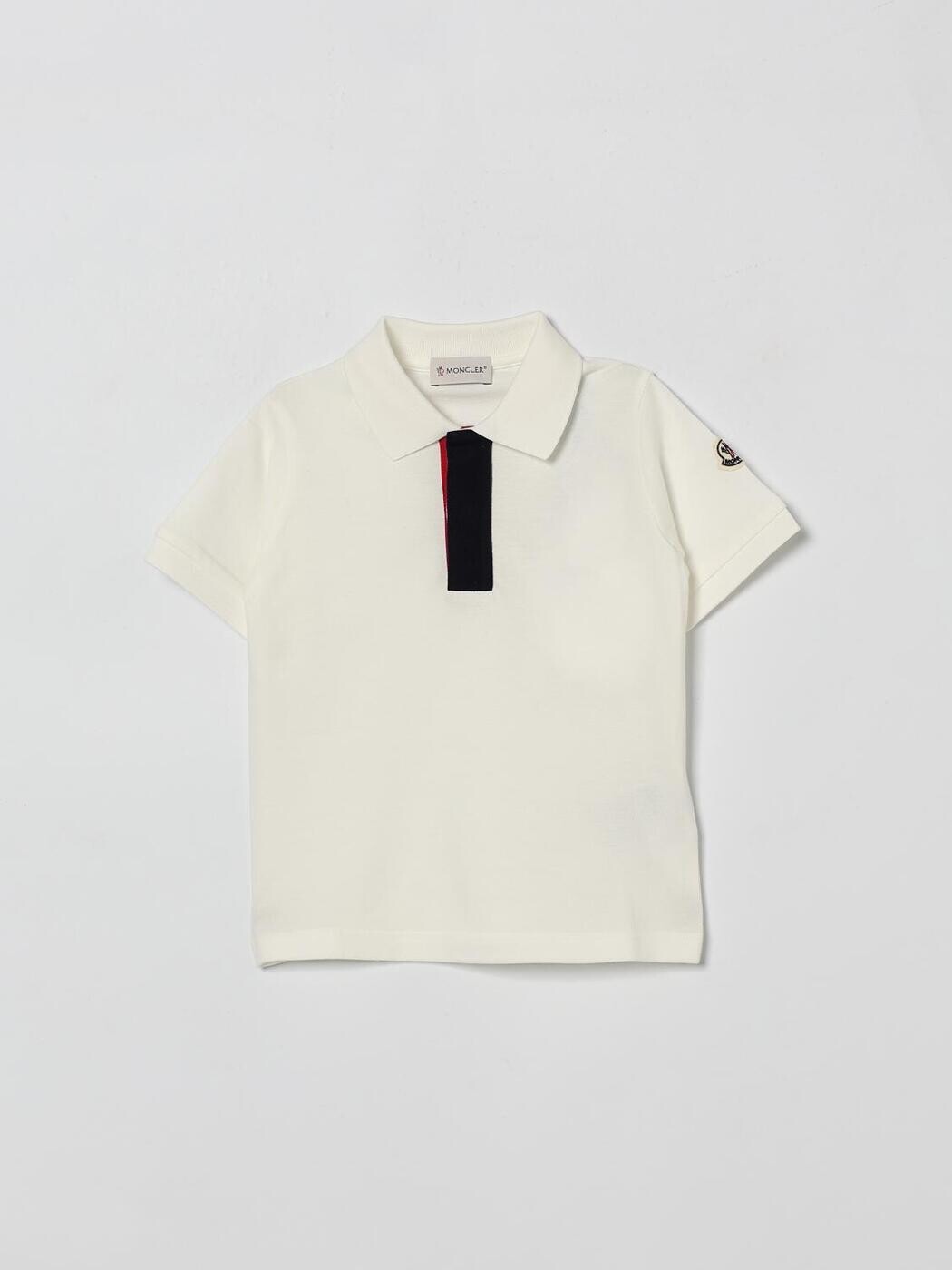 モンク軌跡 MONCLER スポーツシャツ トップス ボーイズ 白いこと Polo shirts 8A000028496W 関税 貨物輸送無料 2026SS gi