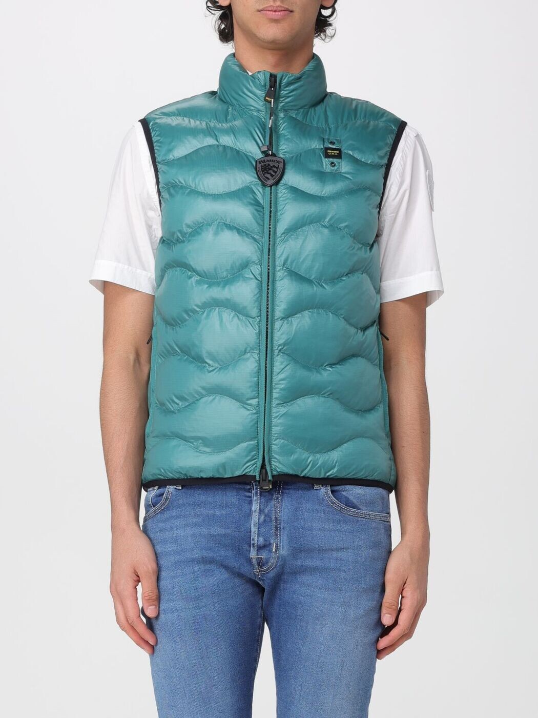 ブラウアー BLAUER ジレ より良い メンズ 緑であること Vests 26SBLUX02184 関税 貨物輸送無料 2026SS gi